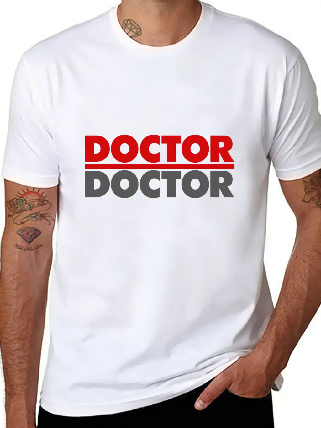Doctor Doctor Essential Cotton Tee For Daily Outfits – Unisex Style