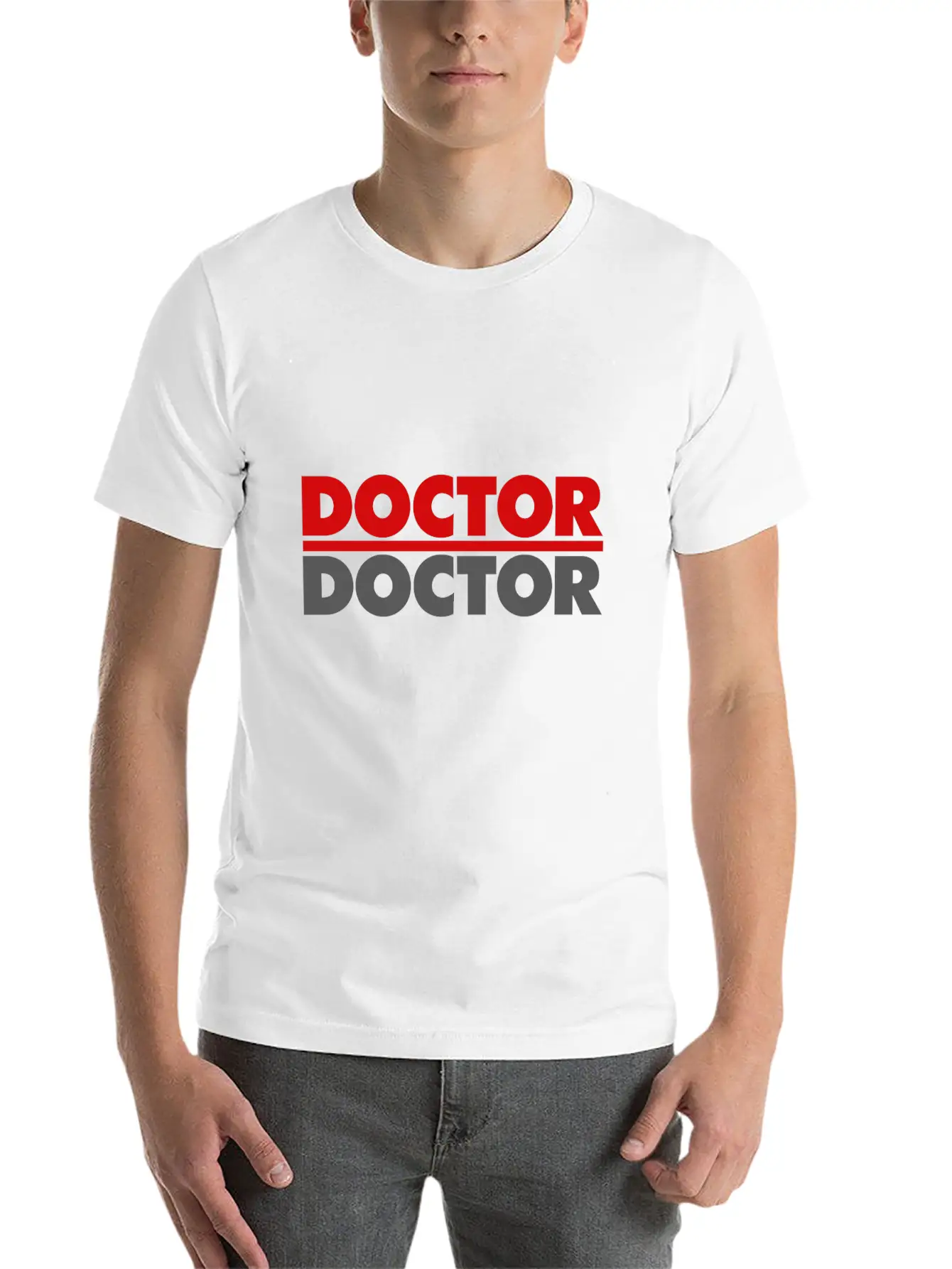 Doctor Doctor Essential Cotton Tee For Daily Outfits – Unisex Style