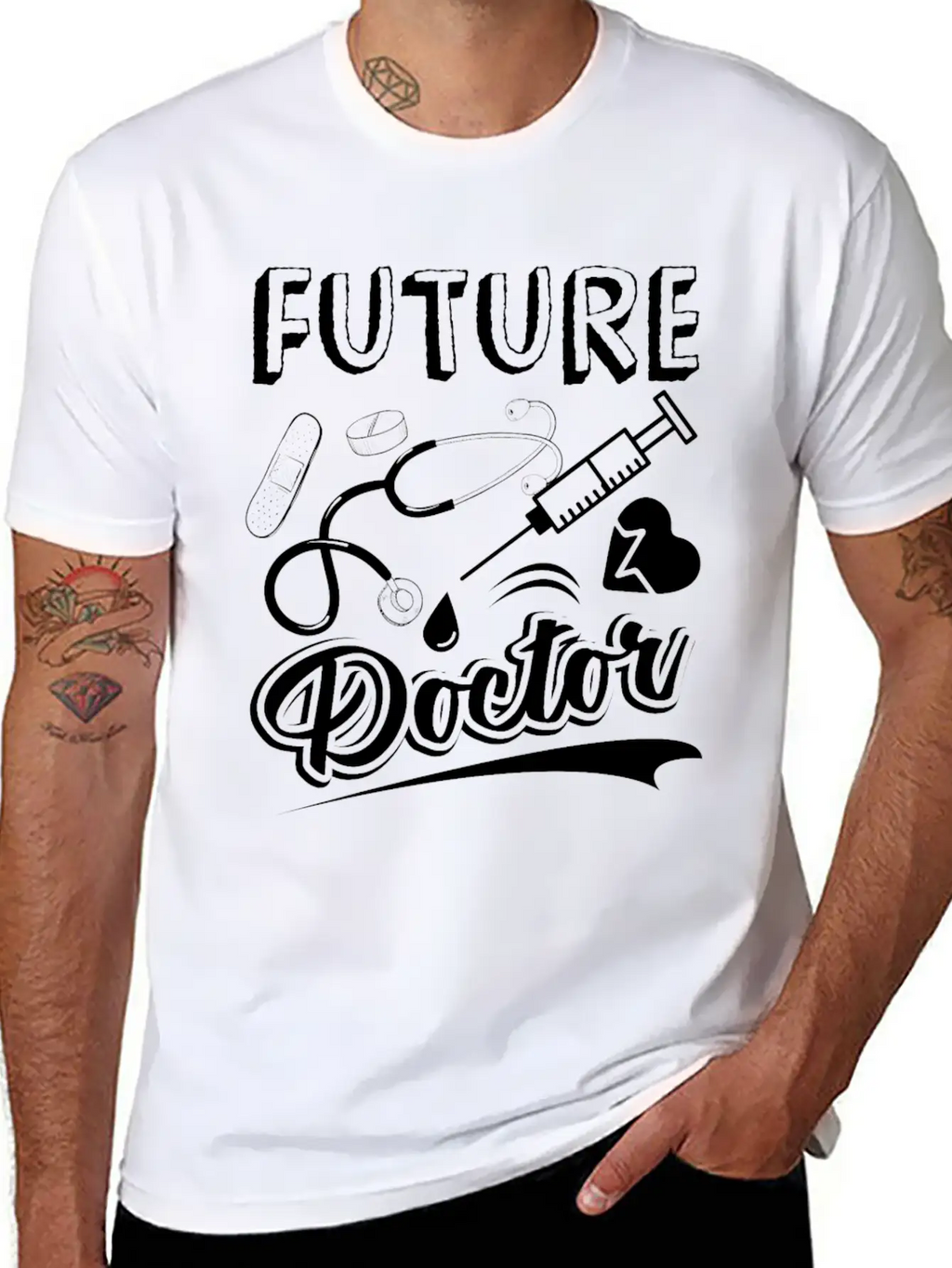 Doctor Future Doctor Breathable Soft Cotton T-Shirt – Timeless Casual Look