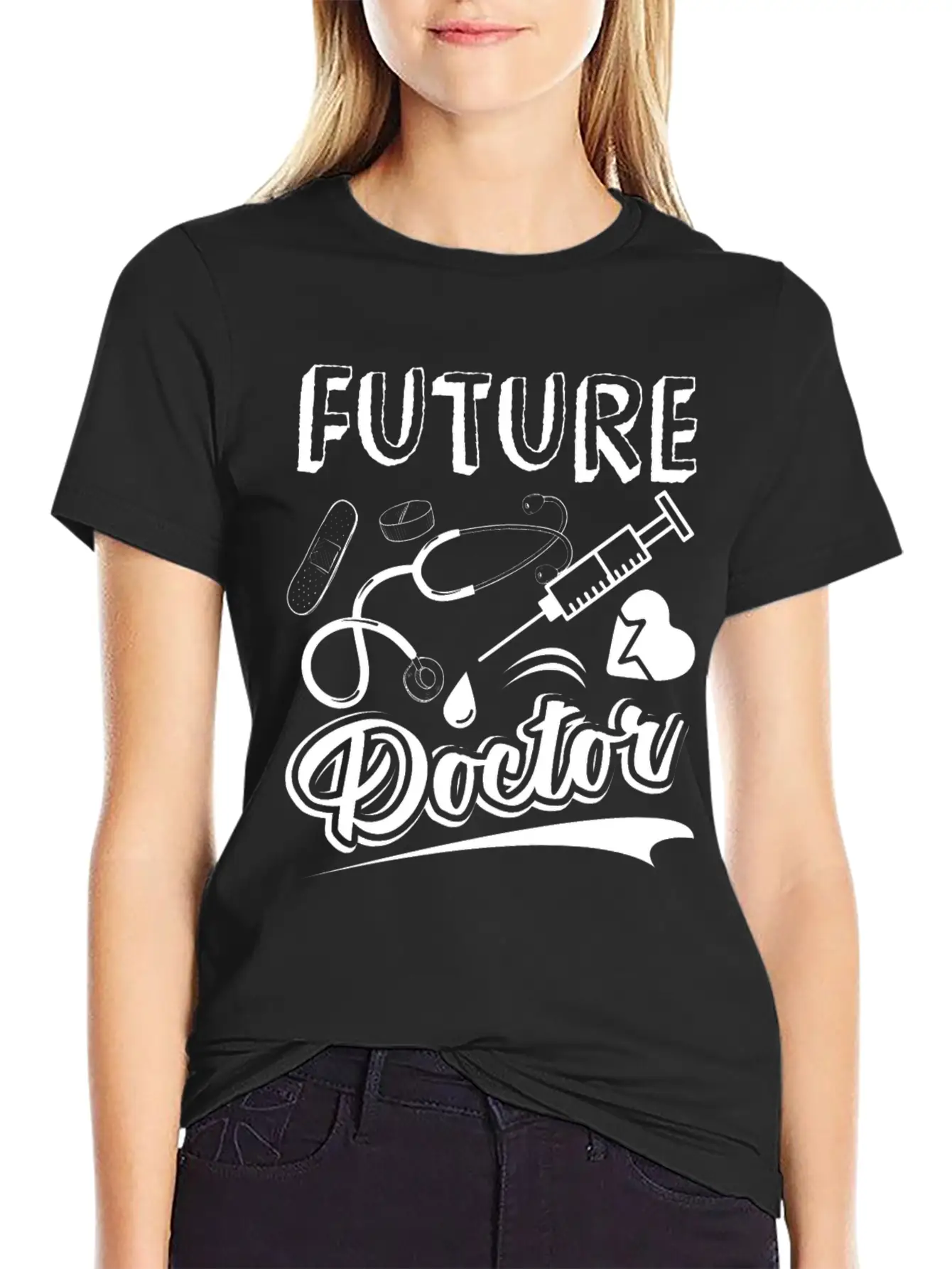Doctor Future Doctor Breathable Soft Cotton T-Shirt – Timeless Casual Look