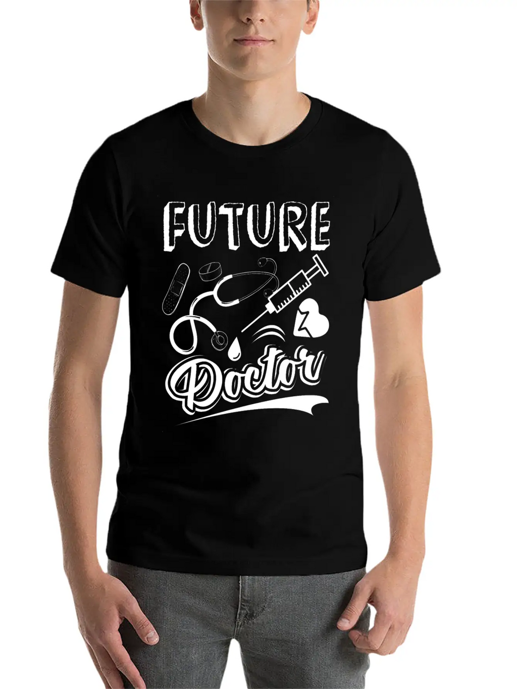 Doctor Future Doctor Breathable Soft Cotton T-Shirt – Timeless Casual Look