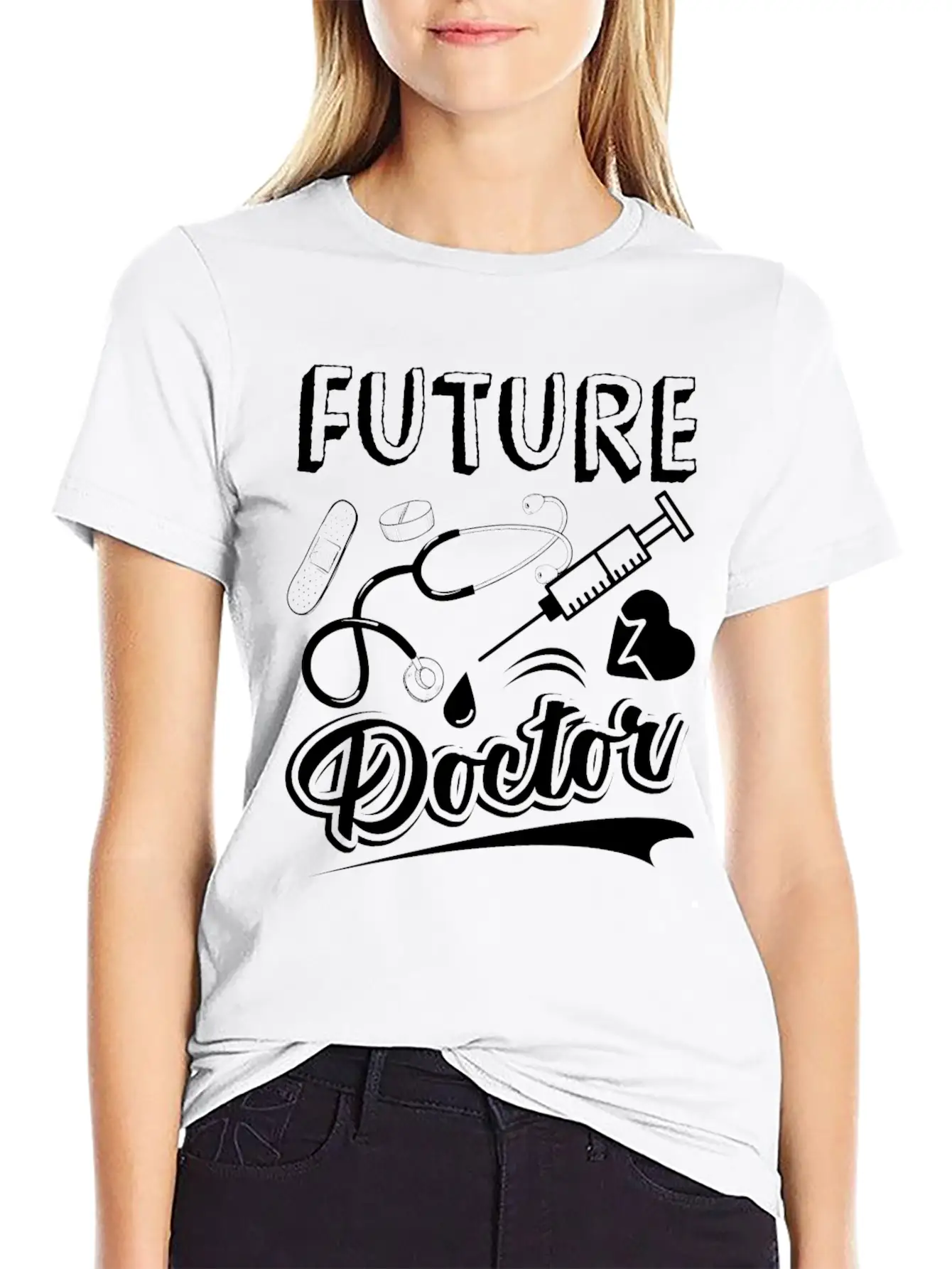 Doctor Future Doctor Breathable Soft Cotton T-Shirt – Timeless Casual Look