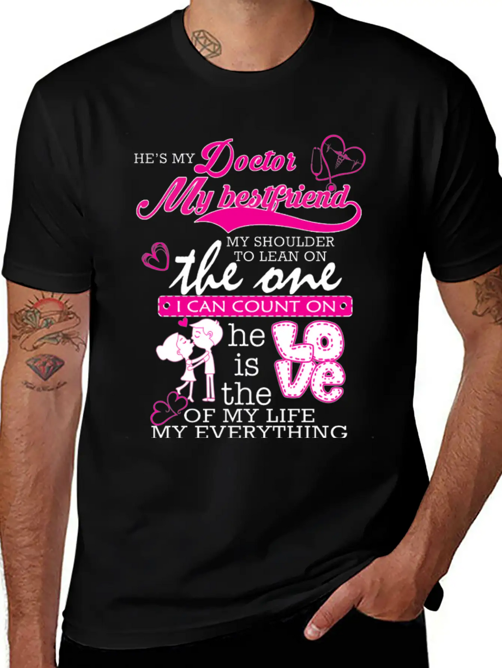 Doctor - He's Also The One I Can Count On Classic Fit Graphic Tee For Daily Comfort – Unisex Cotton Shirt