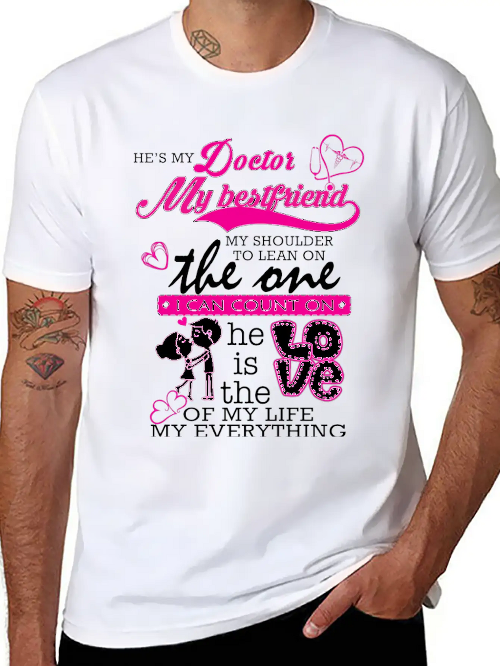 Doctor - He's Also The One I Can Count On Classic Fit Graphic Tee For Daily Comfort – Unisex Cotton Shirt