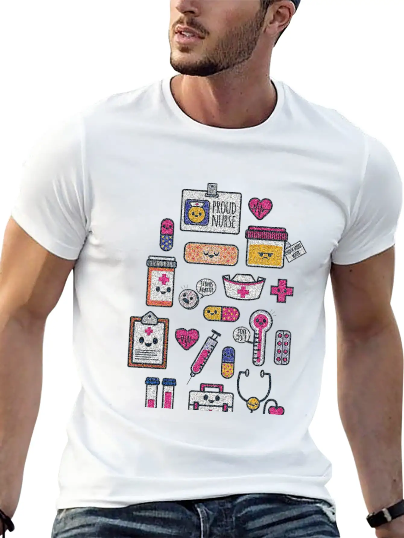Doctor Medical Casual Graphic T-Shirt – Simple And Comfortable Daily Wear