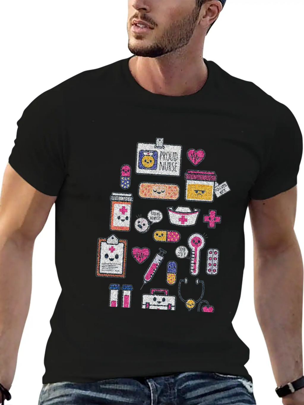 Doctor Medical Casual Graphic T-Shirt – Simple And Comfortable Daily Wear