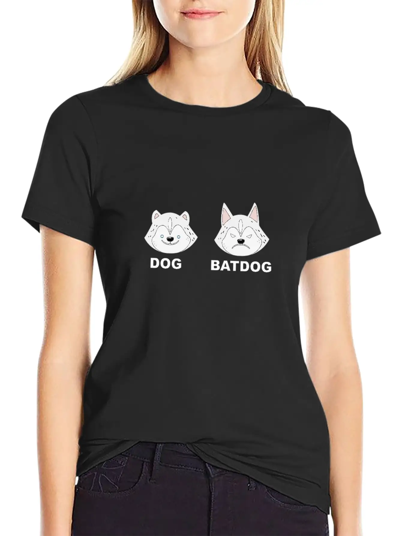 Dog And Batdog Essential Cotton Tee For Daily Outfits – Unisex Style