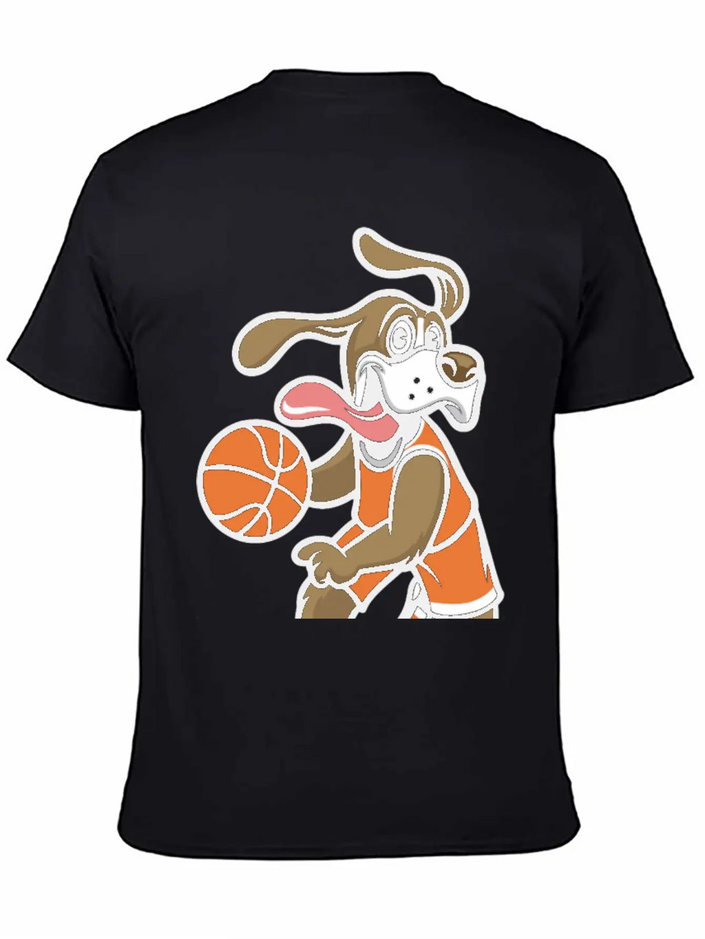 Dog Basketball Breathable Soft Cotton T-Shirt – Timeless Casual Look