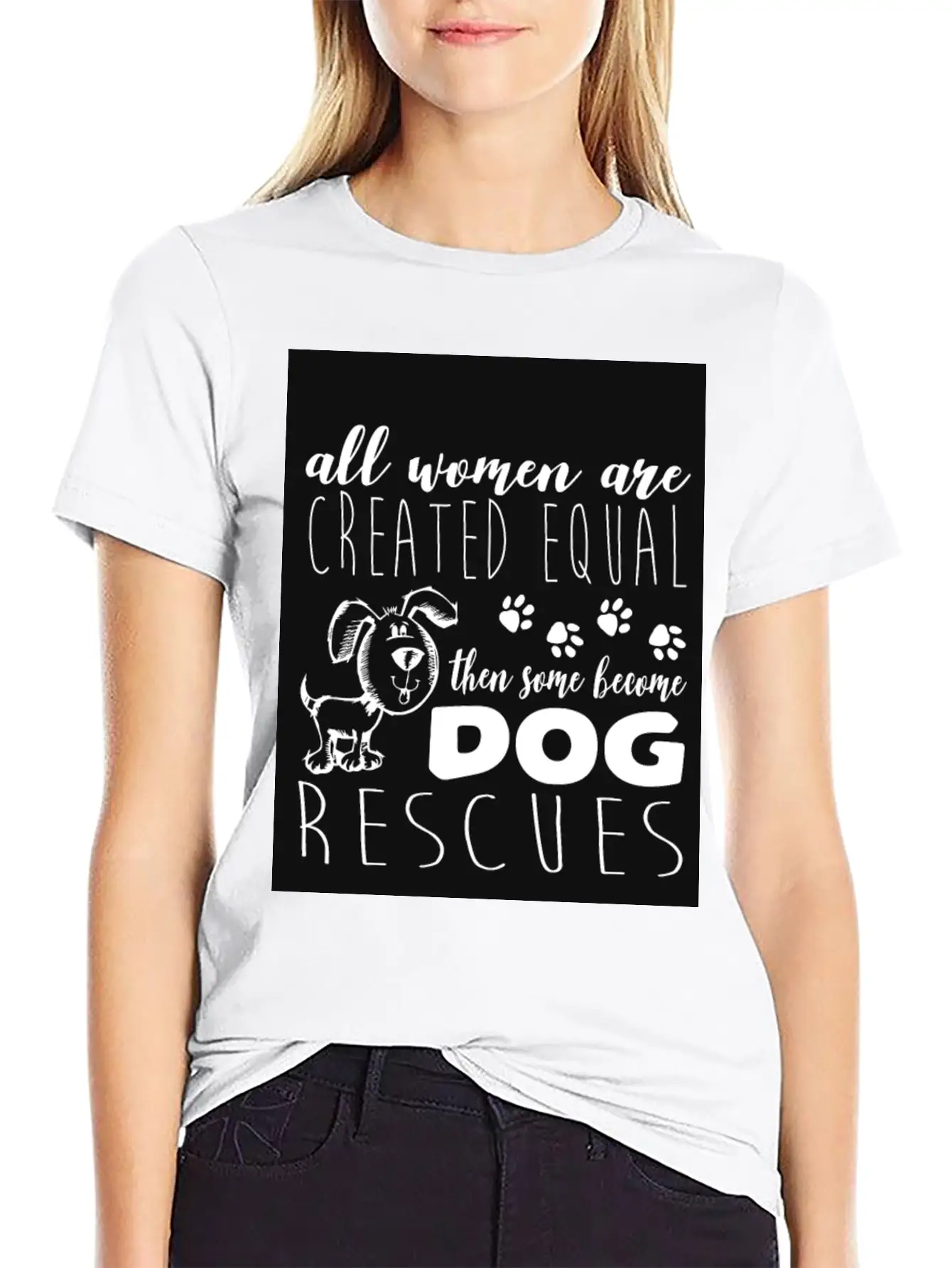 Dog - Become Dog Rescues T Shirt Unisex Casual T-Shirt – Clean Design For Daily Comfort