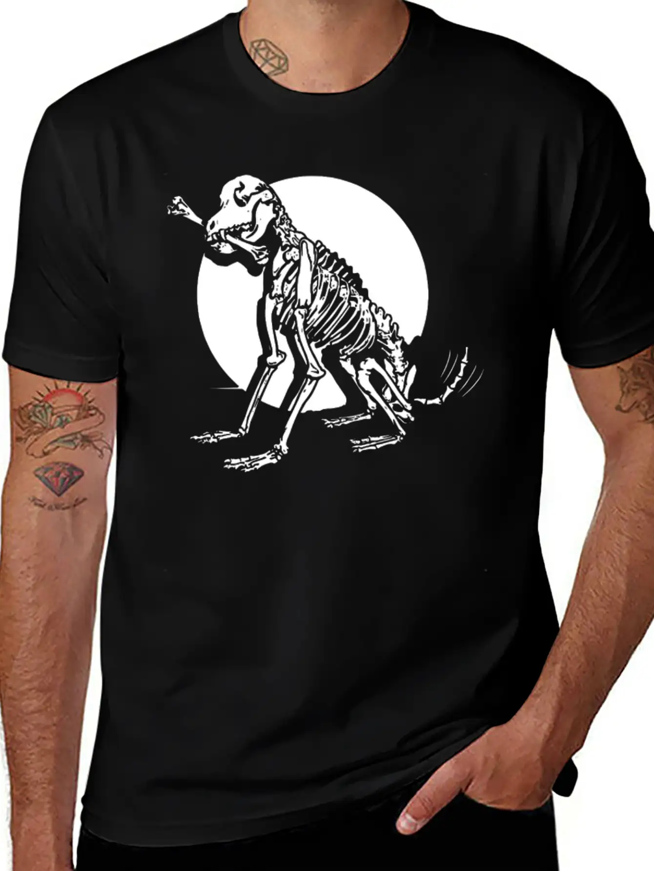 Dog Bones Unisex Casual T-Shirt – Clean Design For Daily Comfort