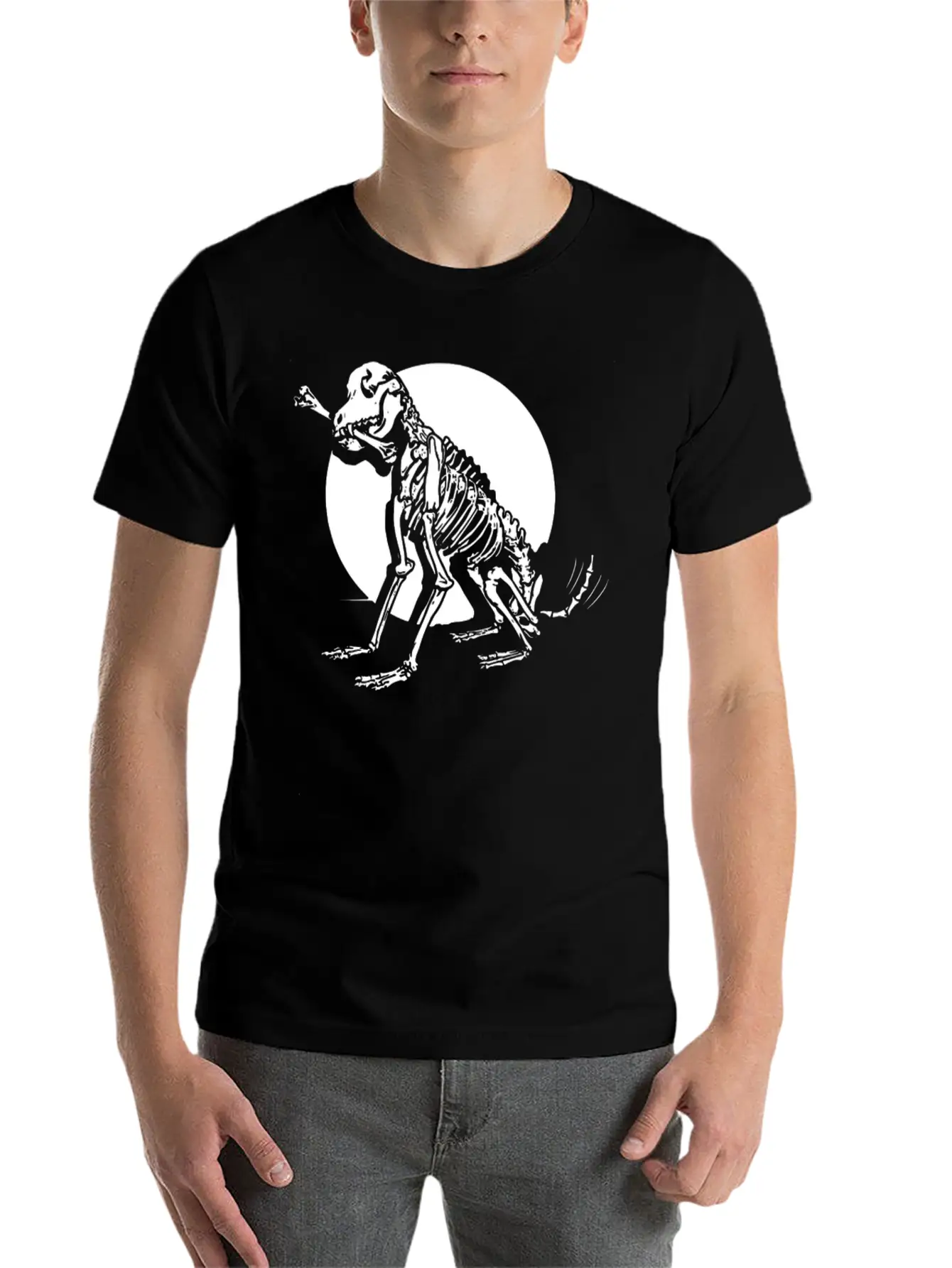Dog Bones Unisex Casual T-Shirt – Clean Design For Daily Comfort