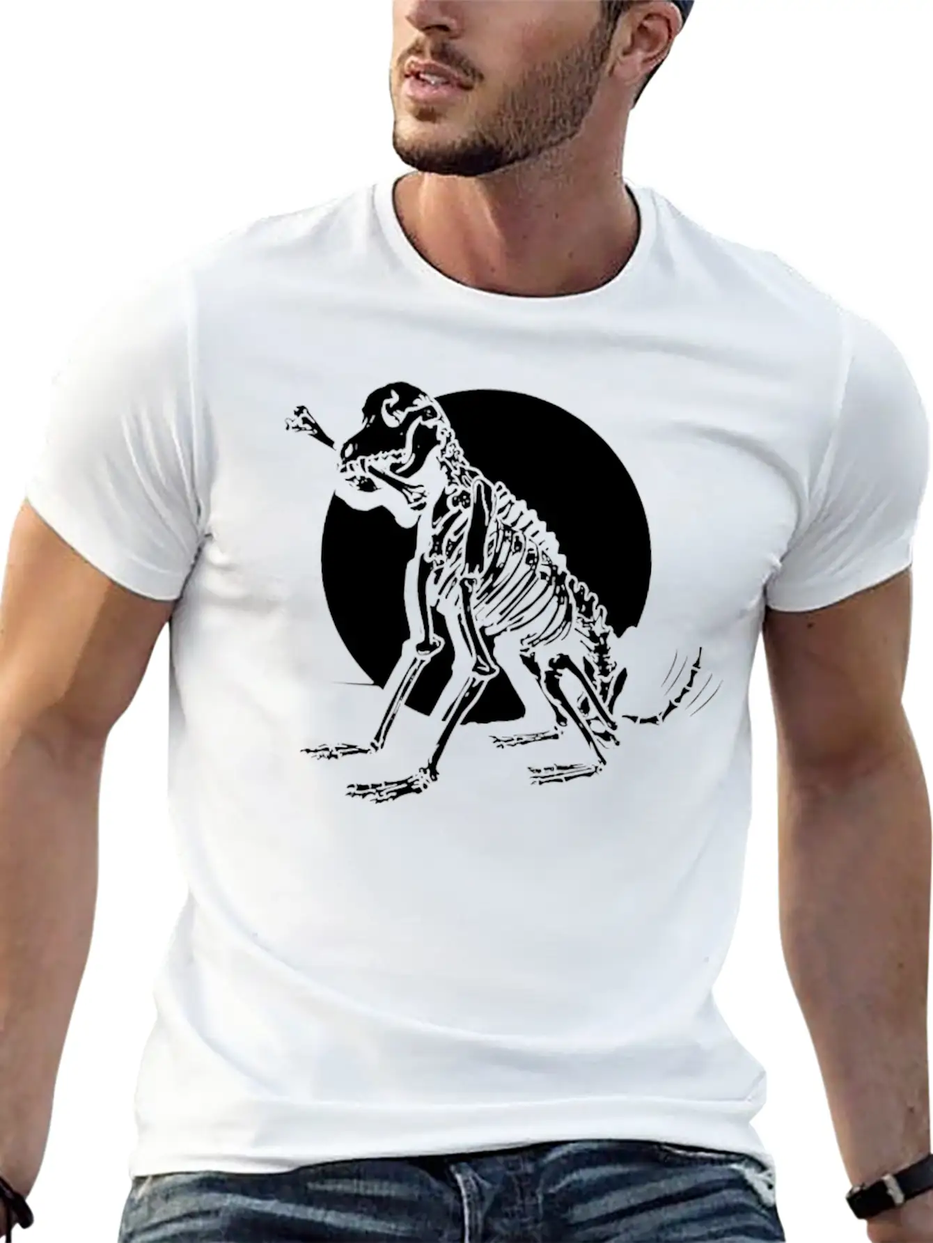 Dog Bones Unisex Casual T-Shirt – Clean Design For Daily Comfort