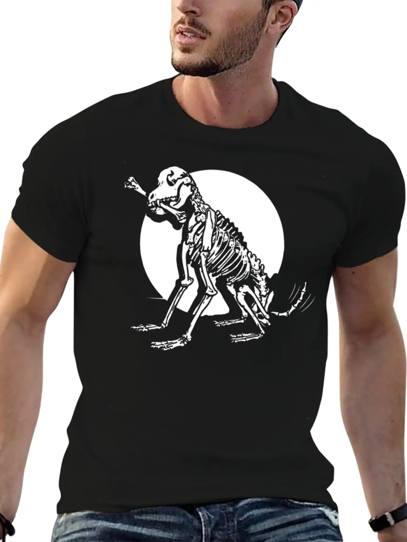 Dog Bones Unisex Casual T-Shirt – Clean Design For Daily Comfort