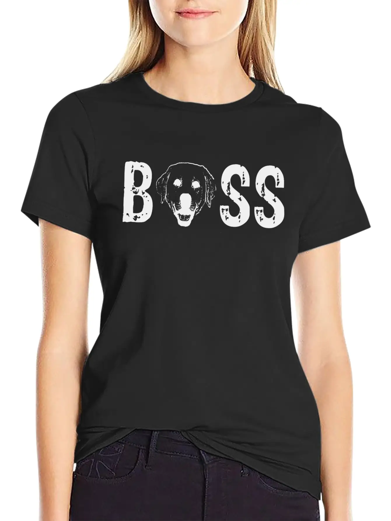 Dog Boss For Dogs Lovers Unisex Casual T-Shirt – Clean Design For Daily Comfort