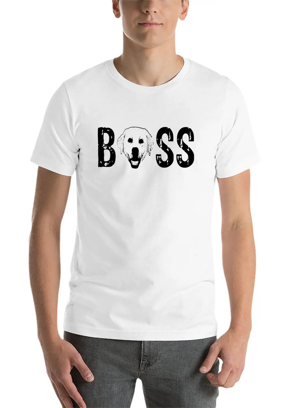 Dog Boss For Dogs Lovers Unisex Casual T-Shirt – Clean Design For Daily Comfort