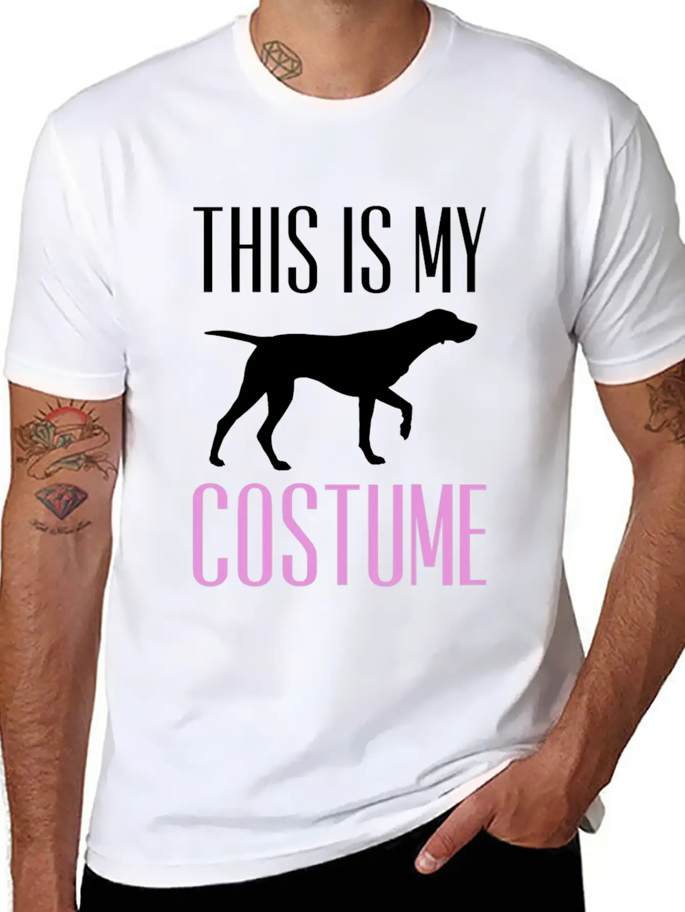 Dog Costume Casual Graphic T-Shirt – Simple And Comfortable Daily Wear