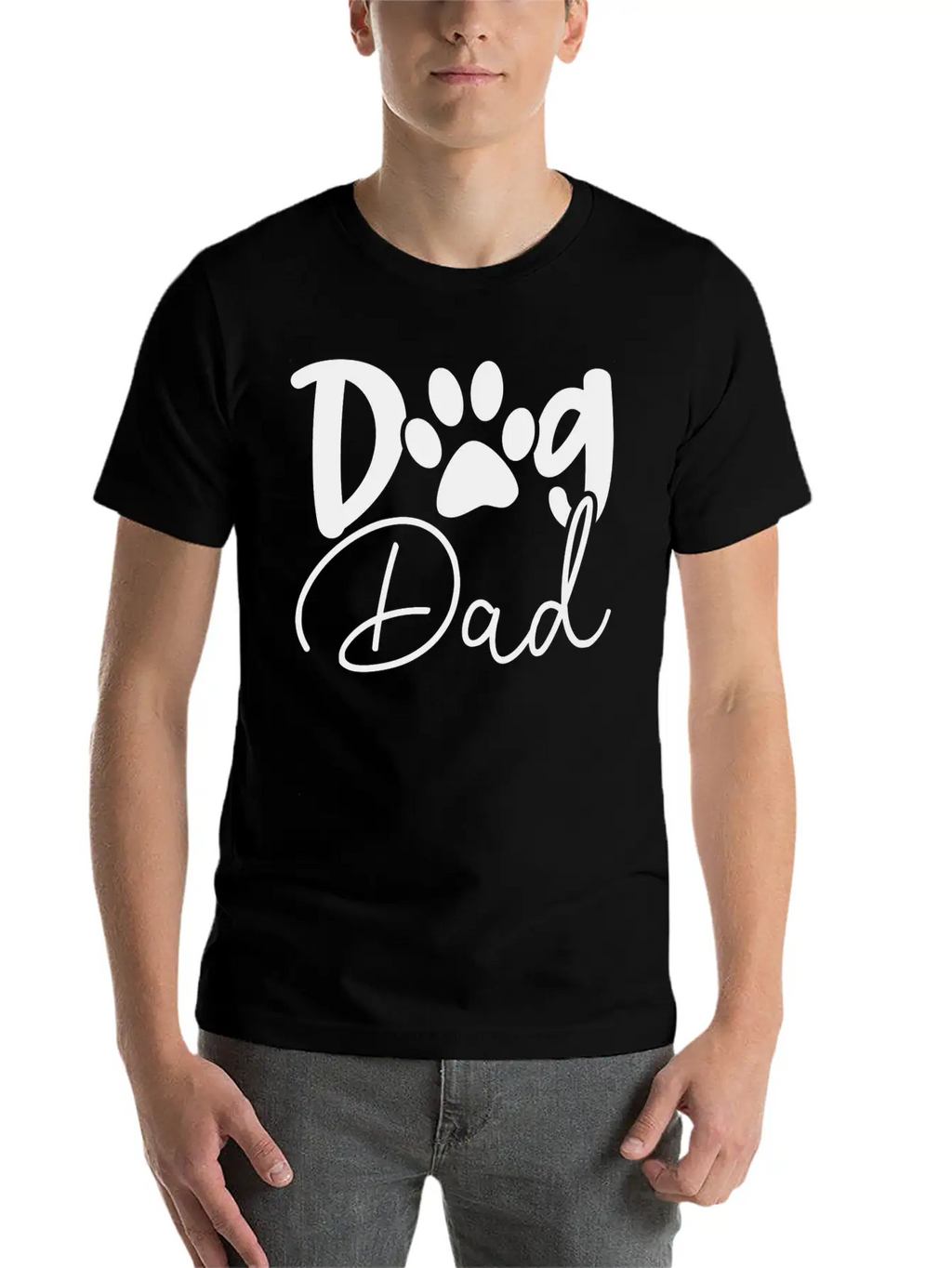 Dog Dad Dog Lover Unisex Casual T-Shirt – Clean Design For Daily Comfort