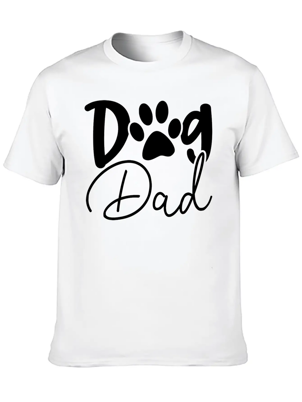 Dog Dad Dog Lover Unisex Casual T-Shirt – Clean Design For Daily Comfort