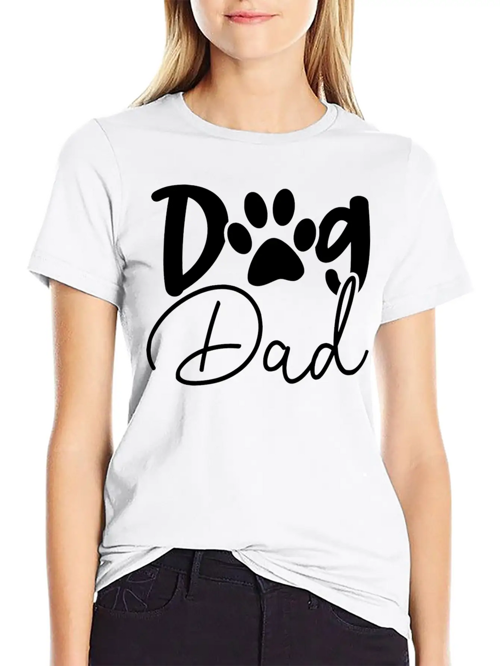 Dog Dad Dog Lover Unisex Casual T-Shirt – Clean Design For Daily Comfort