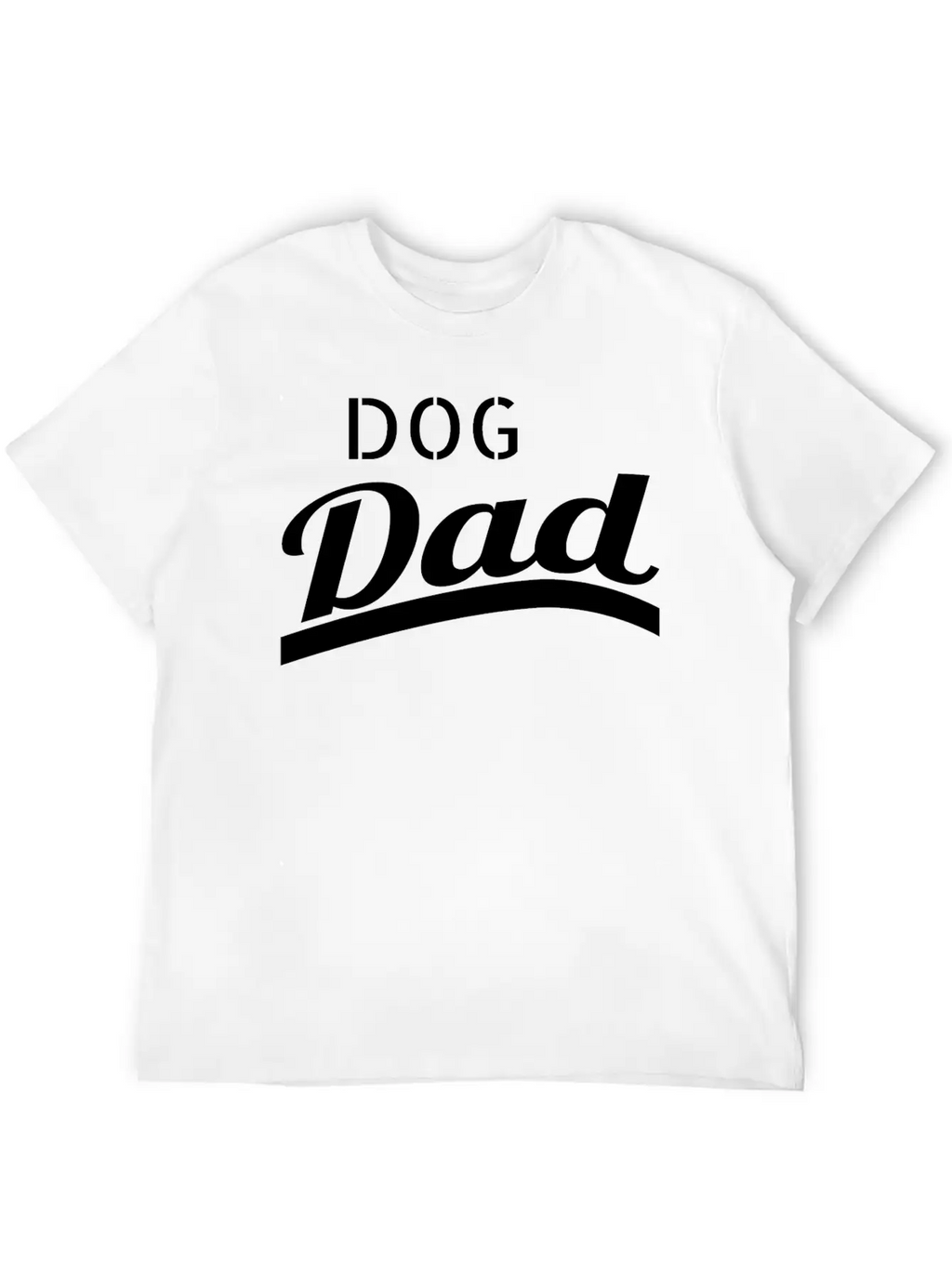 Dog - Dog Dad Unisex Short Sleeve Soft Cotton T-Shirt – Casual Everyday Wear