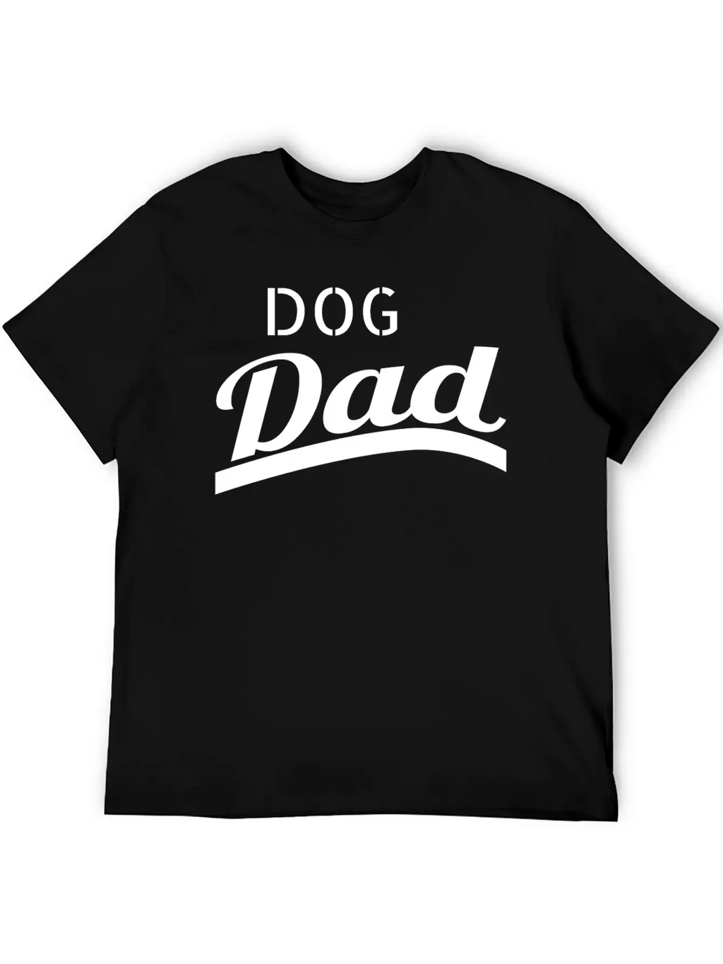 Dog - Dog Dad Unisex Short Sleeve Soft Cotton T-Shirt – Casual Everyday Wear