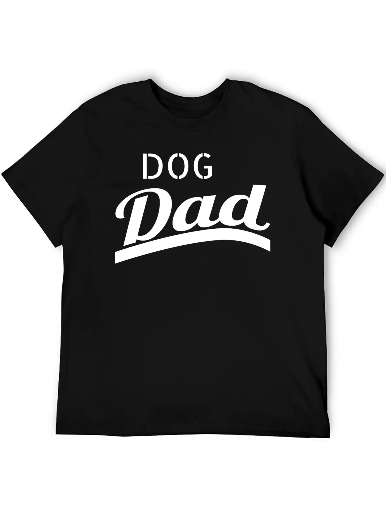 Dog - Dog Dad Unisex Short Sleeve Soft Cotton T-Shirt – Casual Everyday Wear