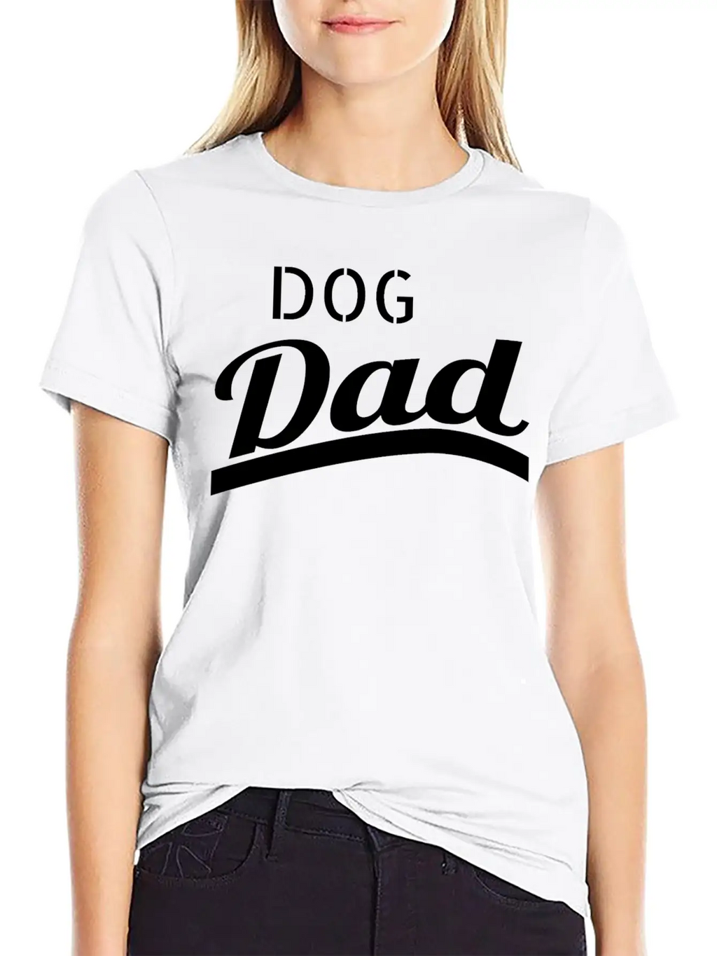 Dog - Dog Dad Unisex Short Sleeve Soft Cotton T-Shirt – Casual Everyday Wear