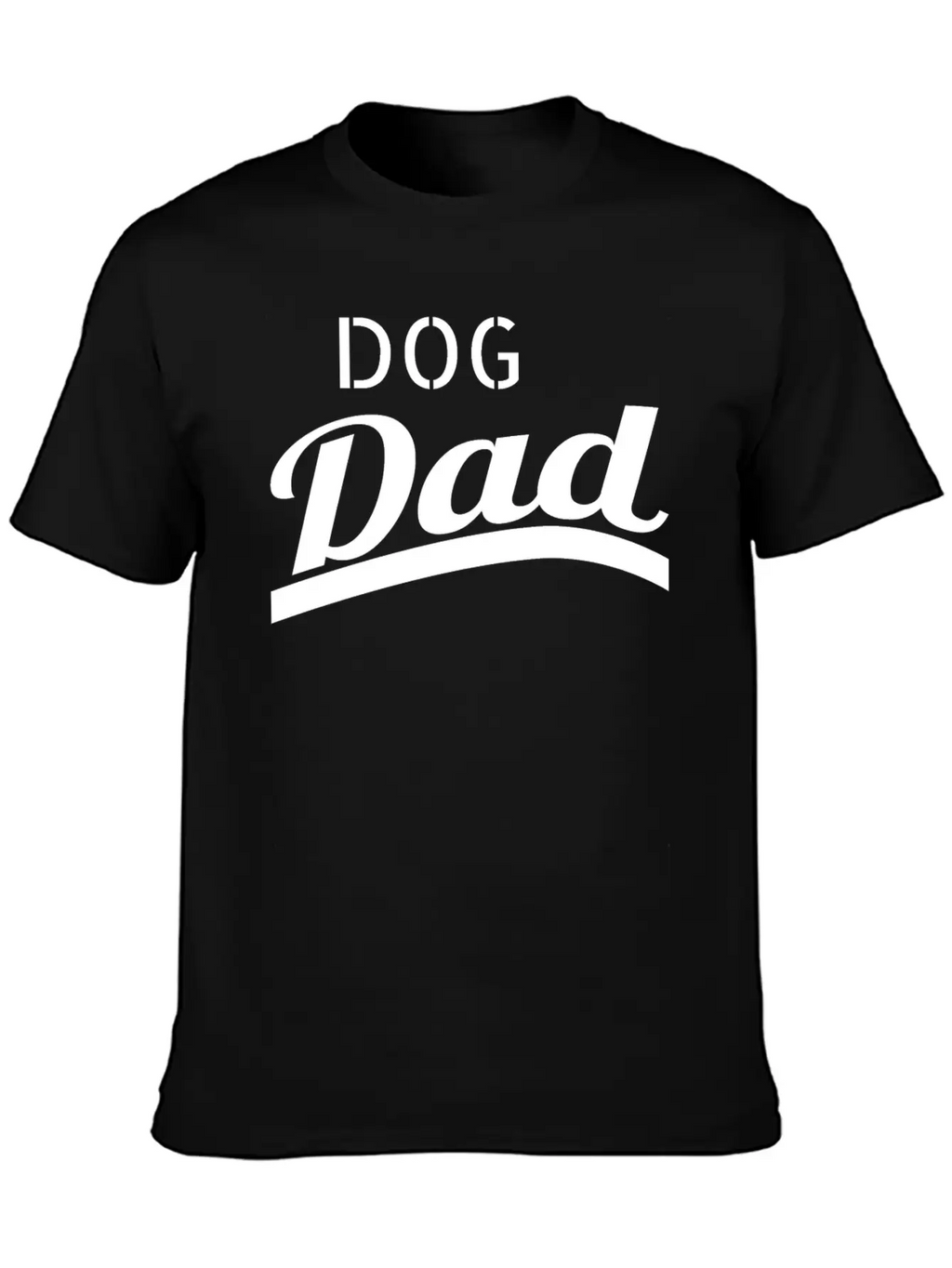 Dog - Dog Dad Unisex Short Sleeve Soft Cotton T-Shirt – Casual Everyday Wear