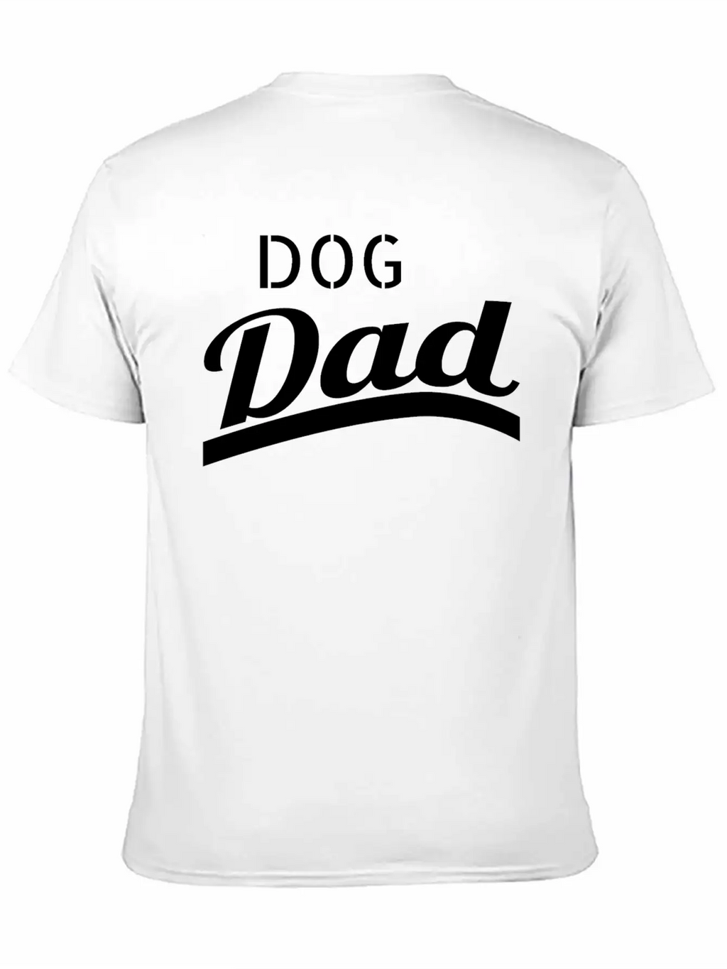 Dog - Dog Dad Unisex Short Sleeve Soft Cotton T-Shirt – Casual Everyday Wear