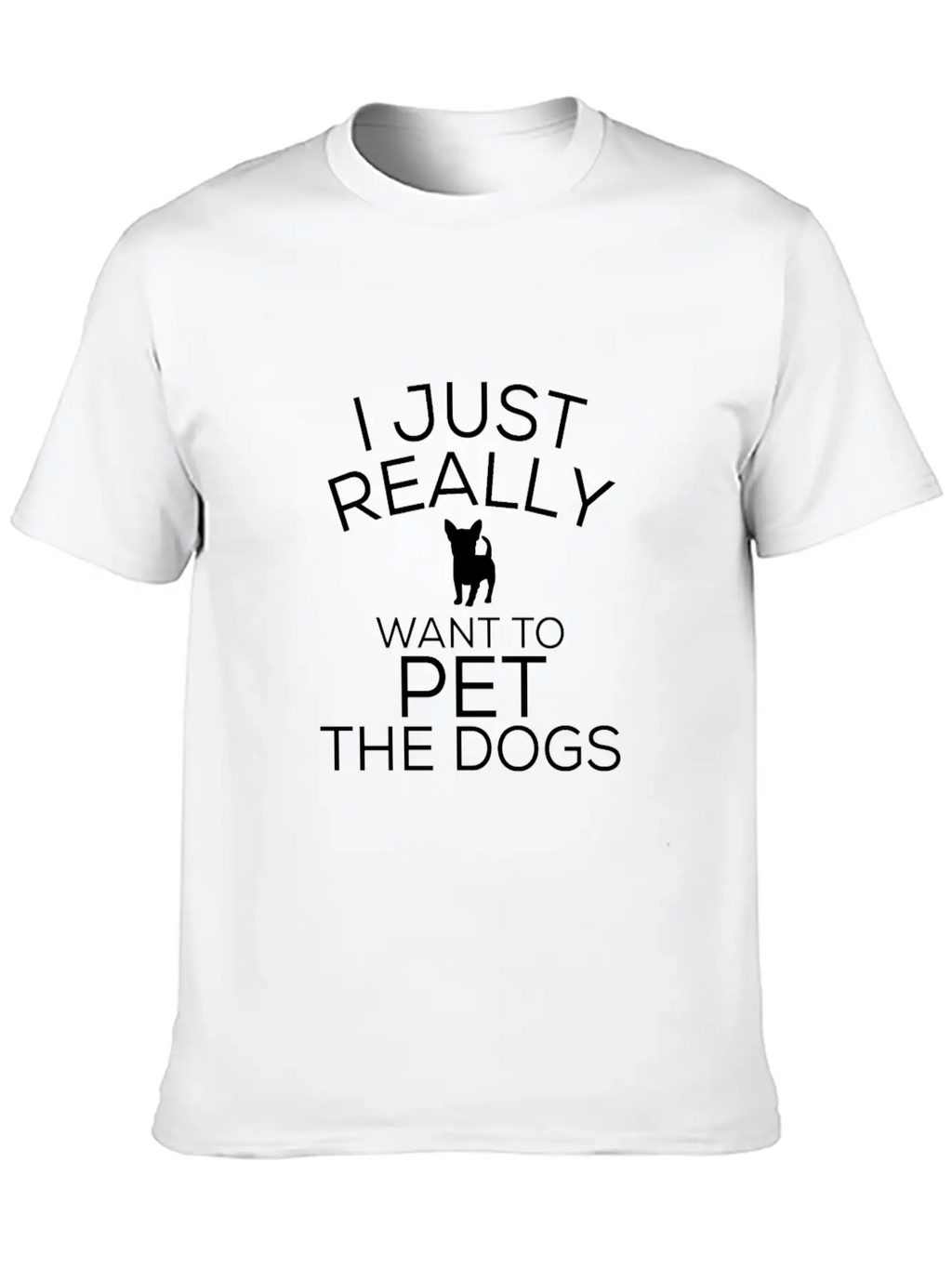Dog Dog Owner Pet Lover Gift Unisex Short Sleeve Soft Cotton T-Shirt – Casual Everyday Wear