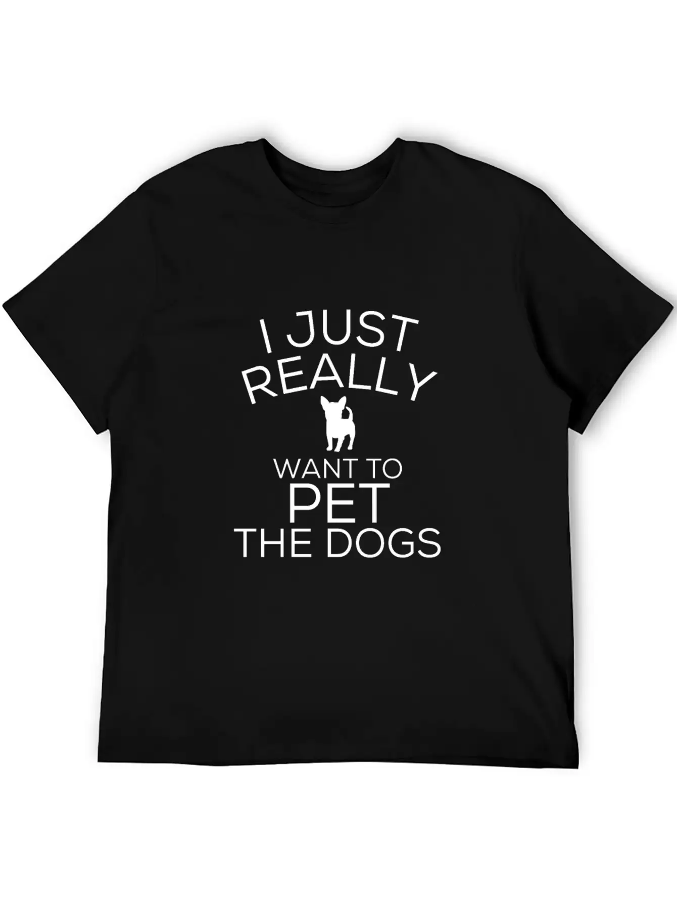 Dog Dog Owner Pet Lover Gift Unisex Short Sleeve Soft Cotton T-Shirt – Casual Everyday Wear