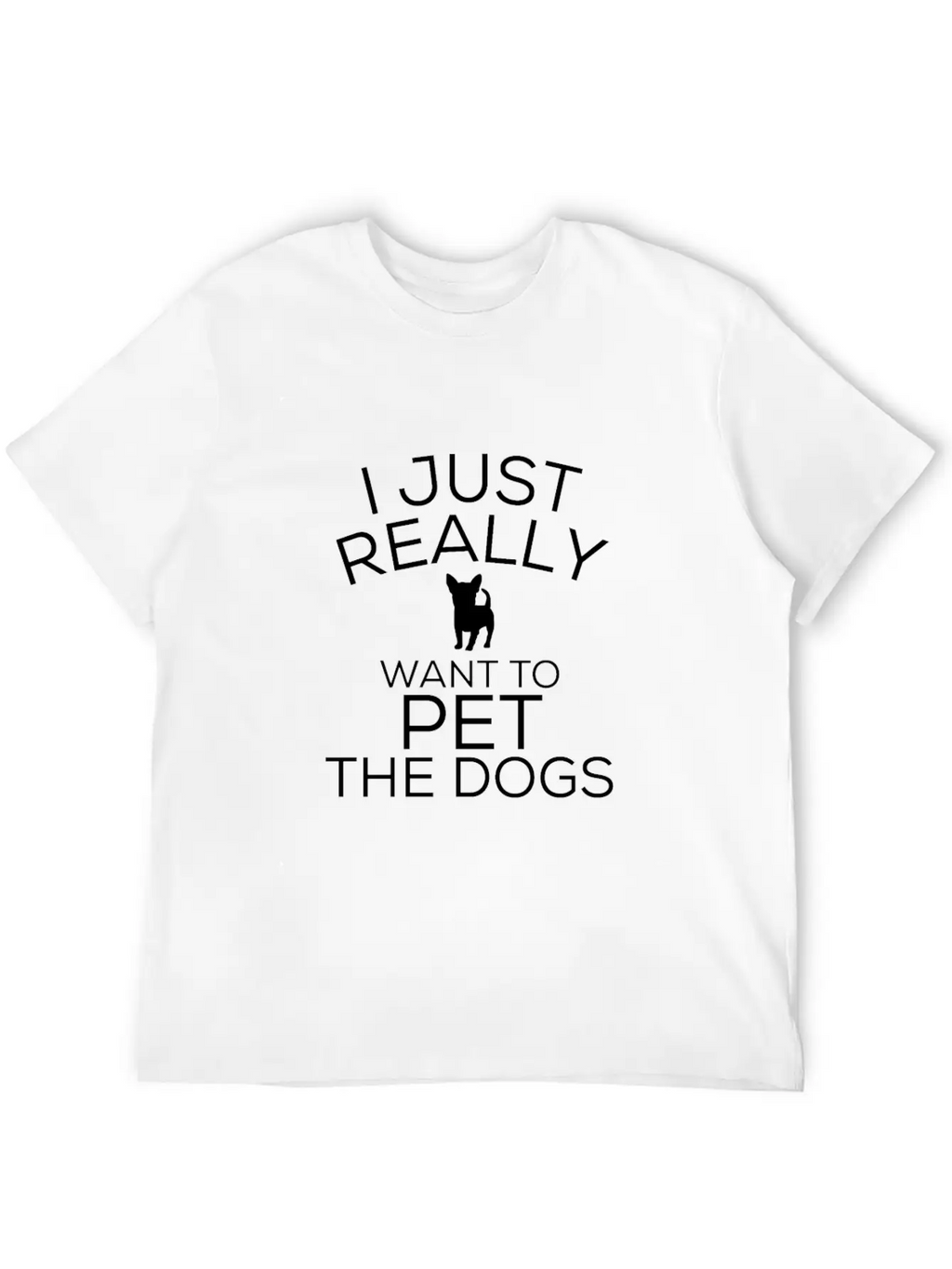Dog Dog Owner Pet Lover Gift Unisex Short Sleeve Soft Cotton T-Shirt – Casual Everyday Wear