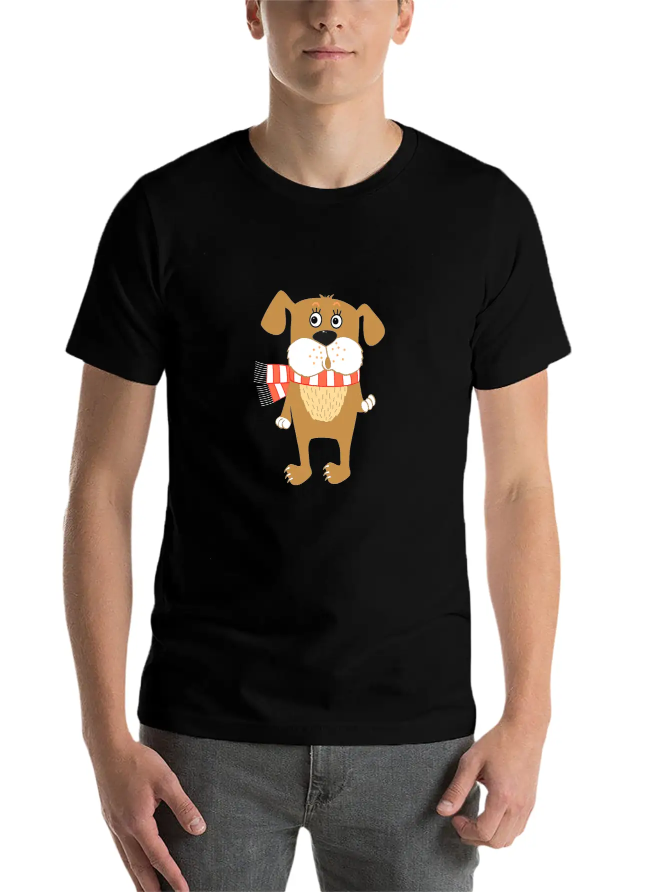 Dog | Dogs Christmas Dog Lover Xmas Gift Ideas Unisex Casual T-Shirt – Clean Design For Daily Comfort