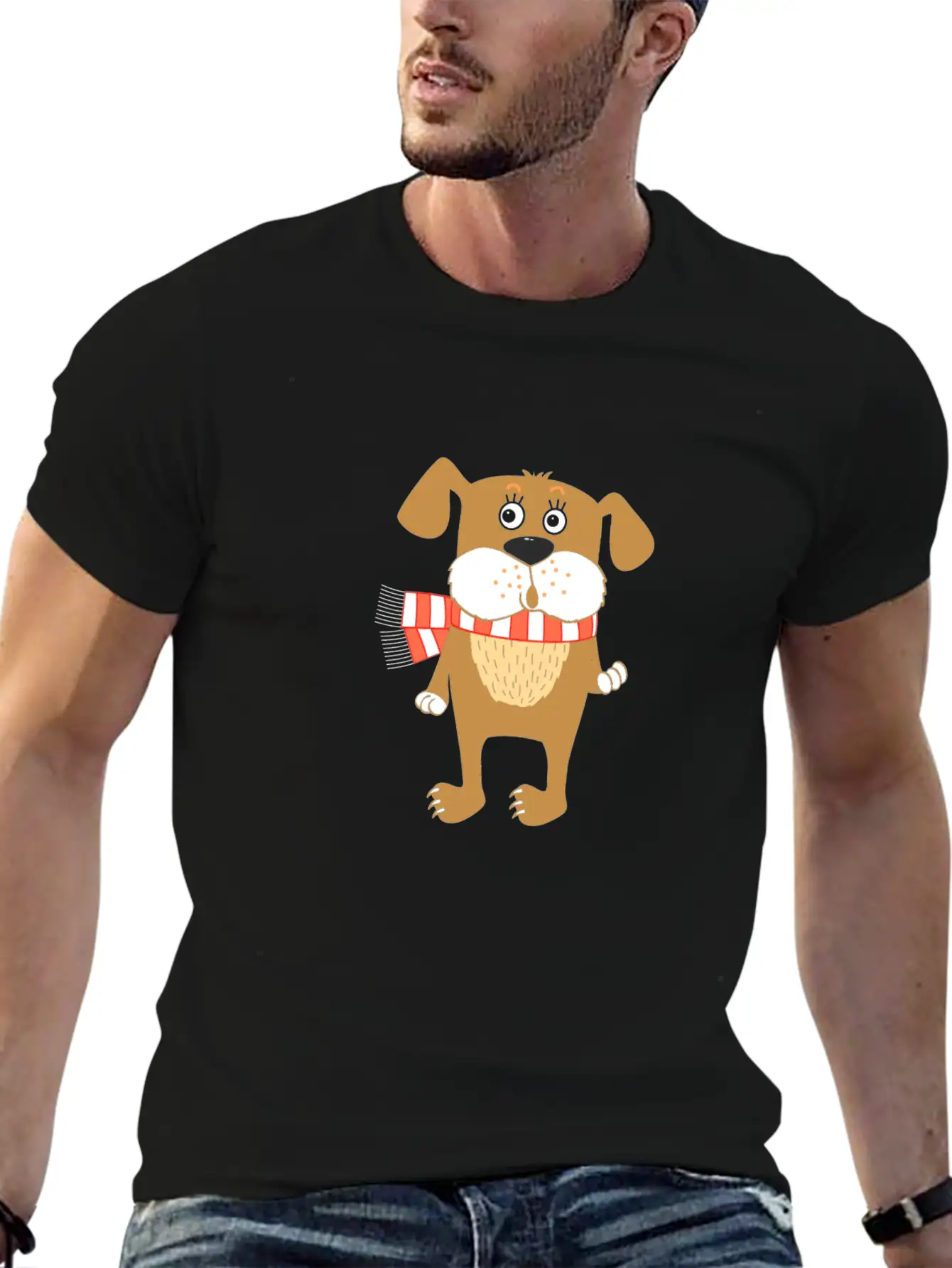 Dog | Dogs Christmas Dog Lover Xmas Gift Ideas Unisex Casual T-Shirt – Clean Design For Daily Comfort