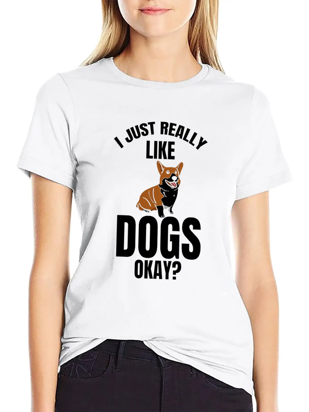 Dog Dogs I Like Dogs Gift Dog Unisex Casual T-Shirt – Clean Design For Daily Comfort