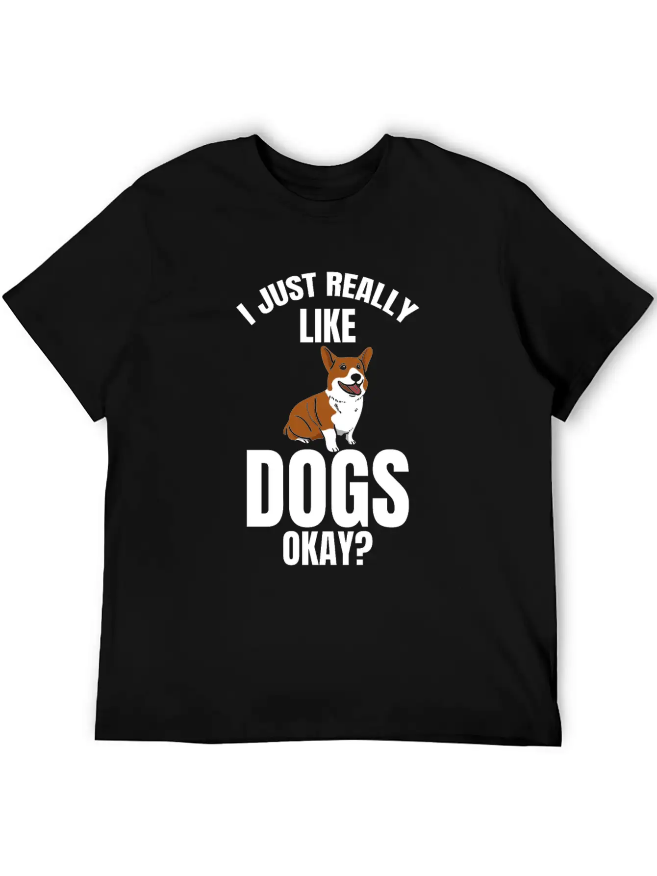 Dog Dogs I Like Dogs Gift Dog Unisex Casual T-Shirt – Clean Design For Daily Comfort