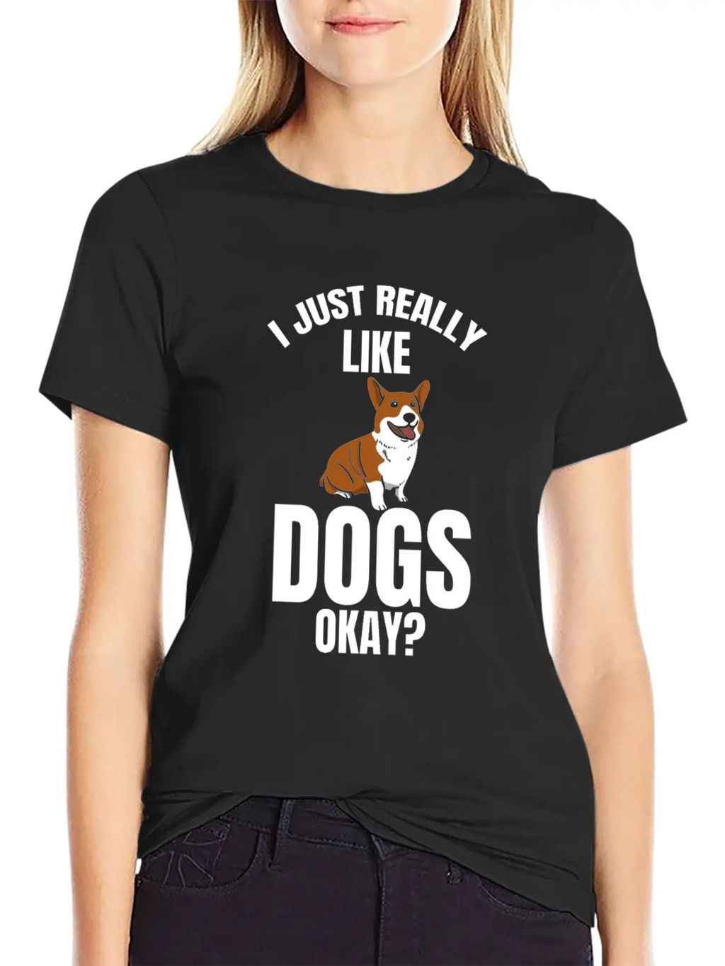 Dog Dogs I Like Dogs Gift Dog Unisex Casual T-Shirt – Clean Design For Daily Comfort