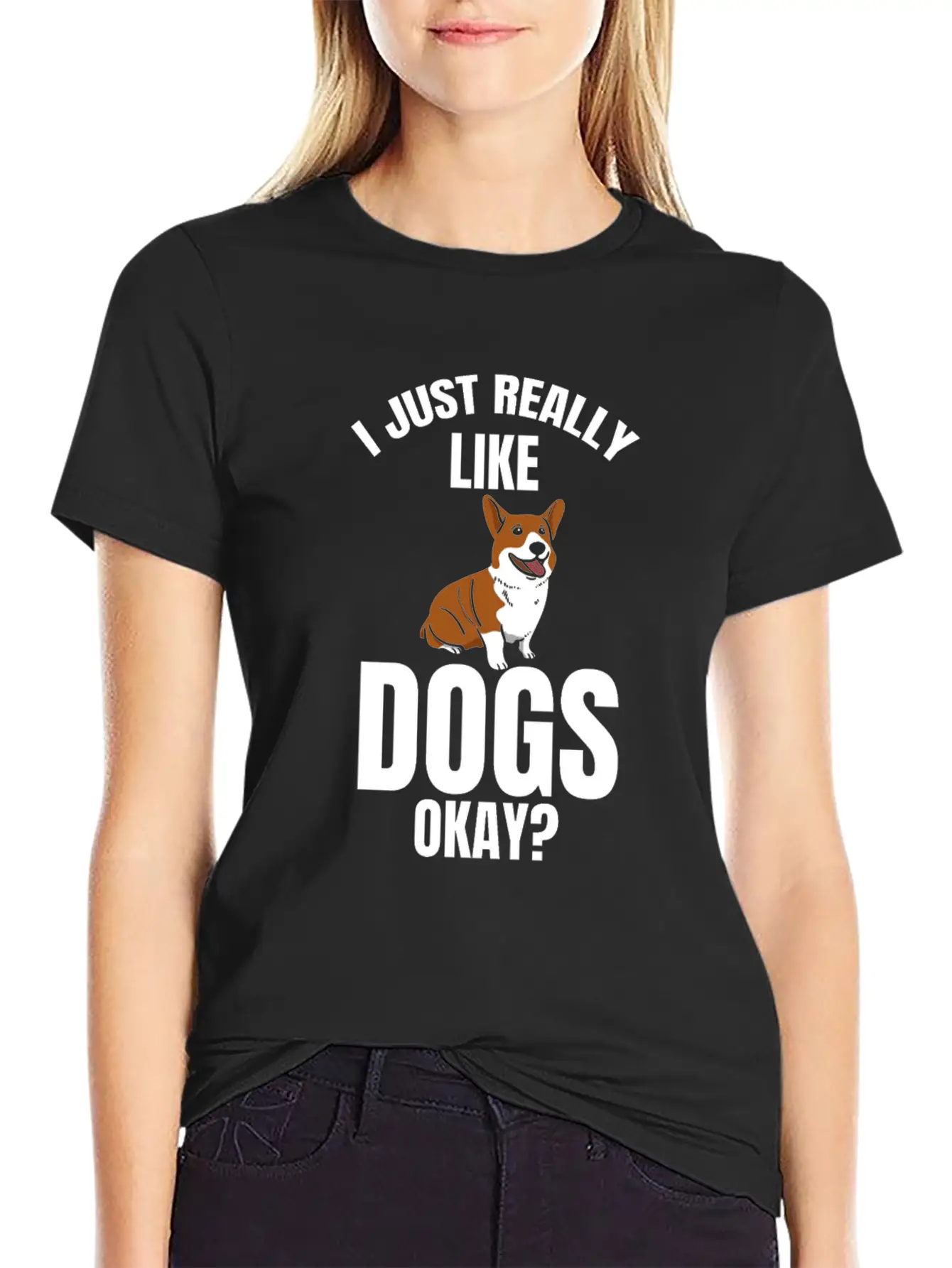 Dog Dogs I Like Dogs Gift Dog Unisex Casual T-Shirt – Clean Design For Daily Comfort