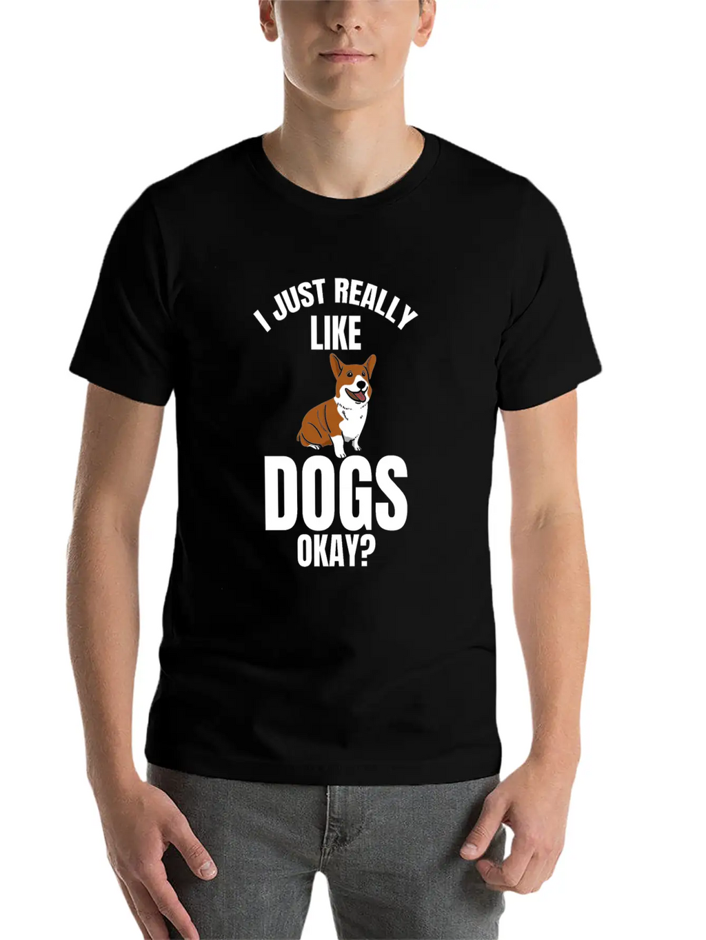 Dog Dogs I Like Dogs Gift Dog Unisex Casual T-Shirt – Clean Design For Daily Comfort