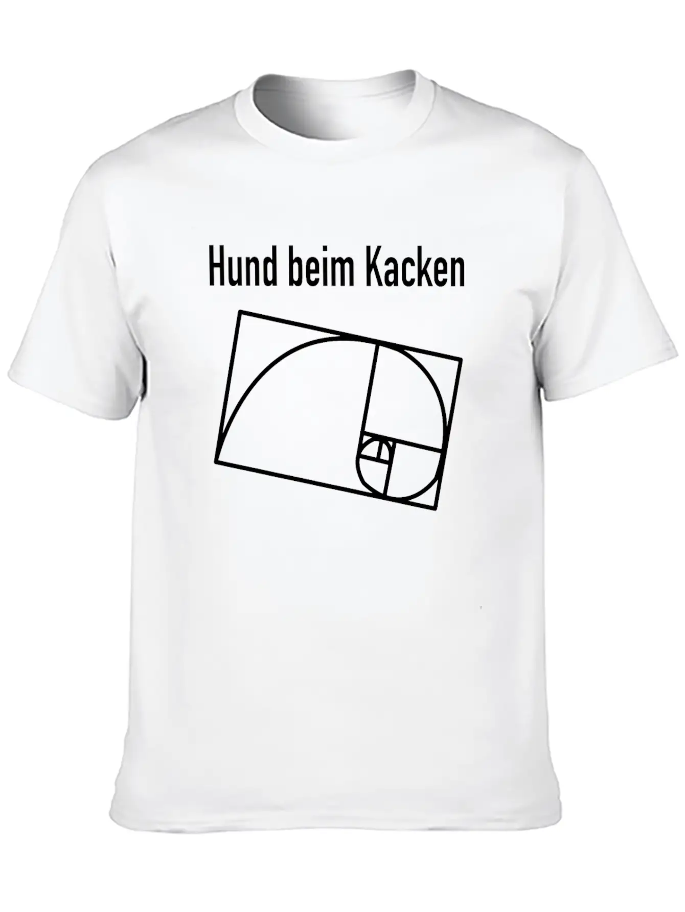 Dog Geometry - Dog When Poking Geometry Classic Fit Graphic Tee For Daily Comfort – Unisex Cotton Shirt