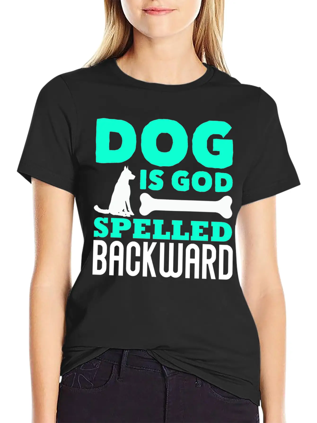 Dog God Dog God Pet Unisex Short Sleeve Soft Cotton T-Shirt – Casual Everyday Wear