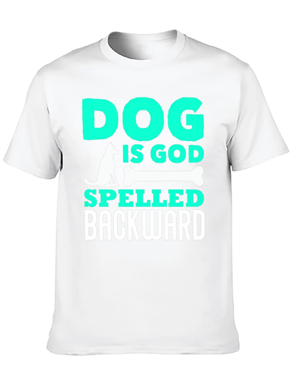 Dog God Dog God Pet Unisex Short Sleeve Soft Cotton T-Shirt – Casual Everyday Wear