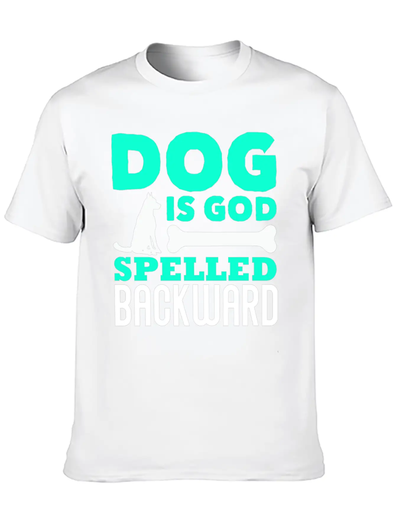 Dog God Dog God Pet Unisex Short Sleeve Soft Cotton T-Shirt – Casual Everyday Wear