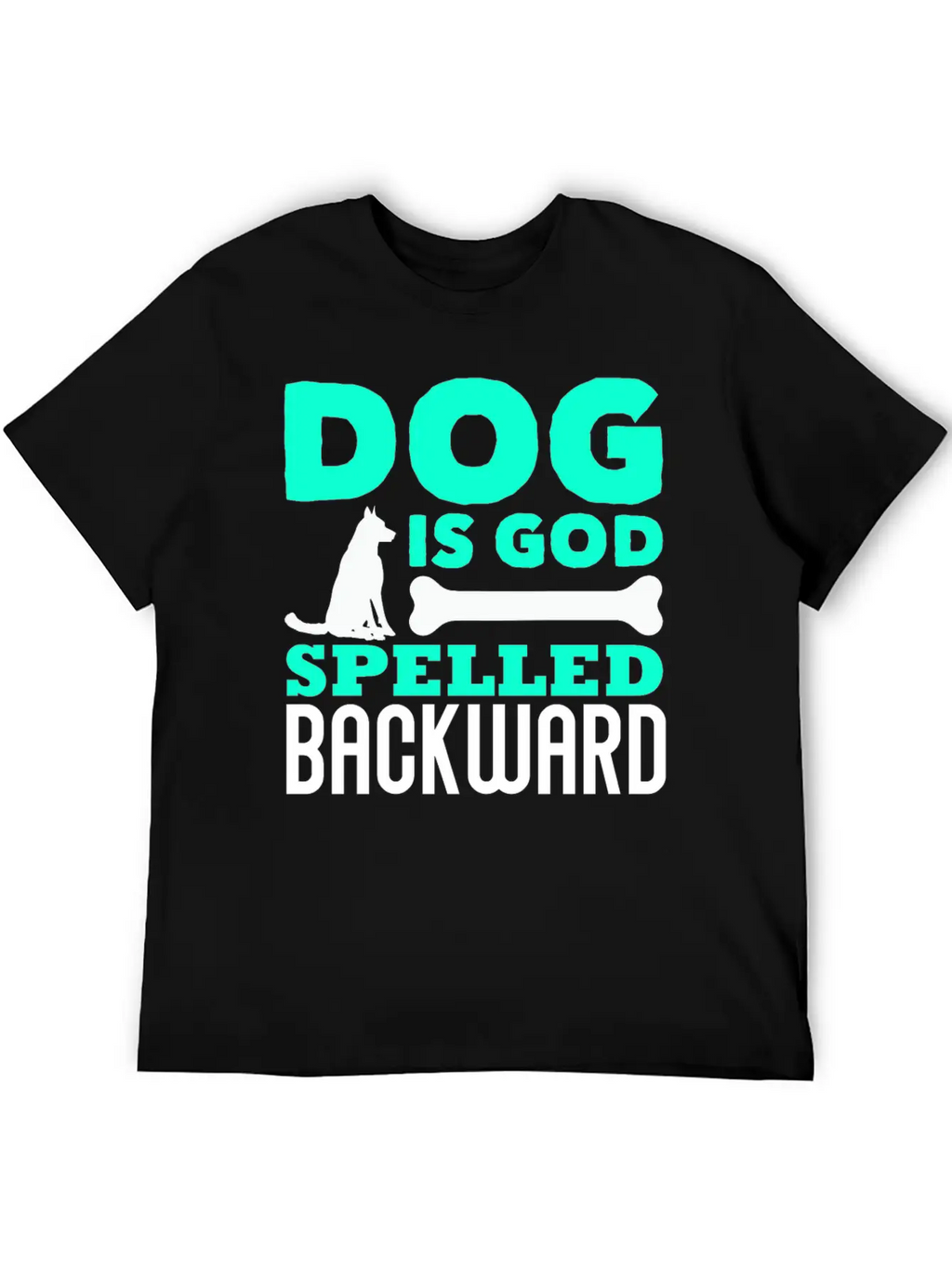 Dog God Dog God Pet Unisex Short Sleeve Soft Cotton T-Shirt – Casual Everyday Wear