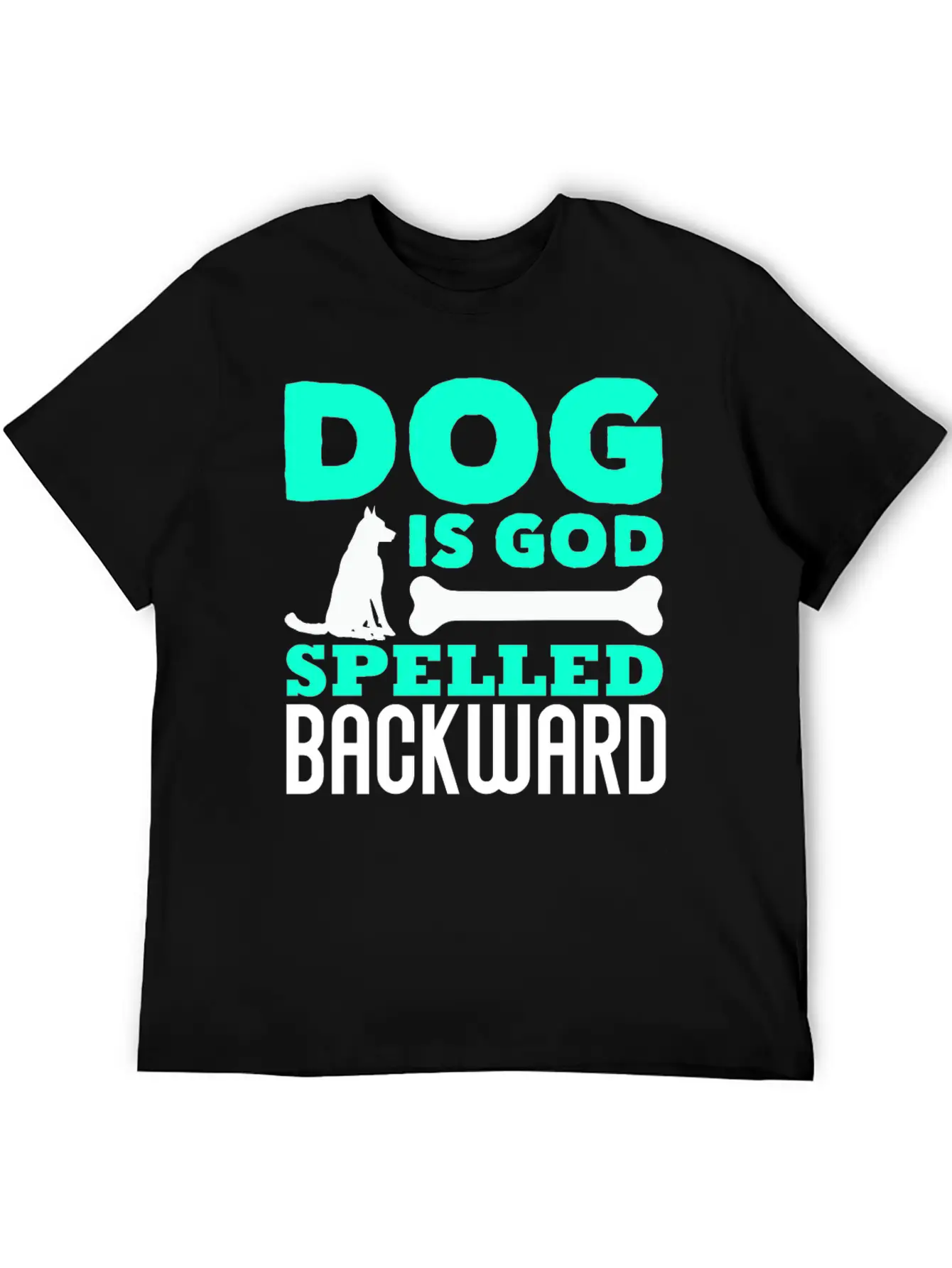 Dog God Dog God Pet Unisex Short Sleeve Soft Cotton T-Shirt – Casual Everyday Wear