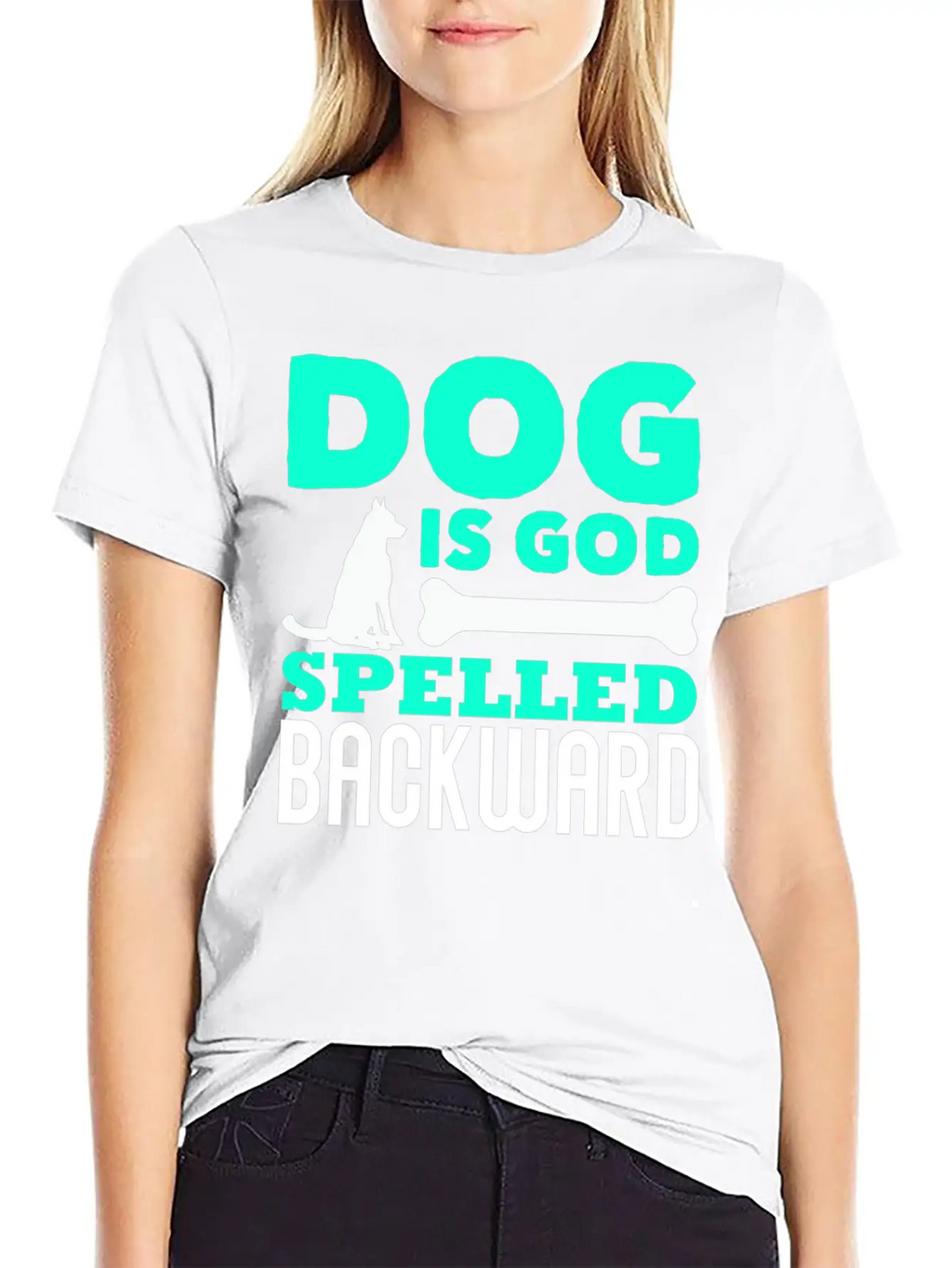 Dog God Dog God Pet Unisex Short Sleeve Soft Cotton T-Shirt – Casual Everyday Wear
