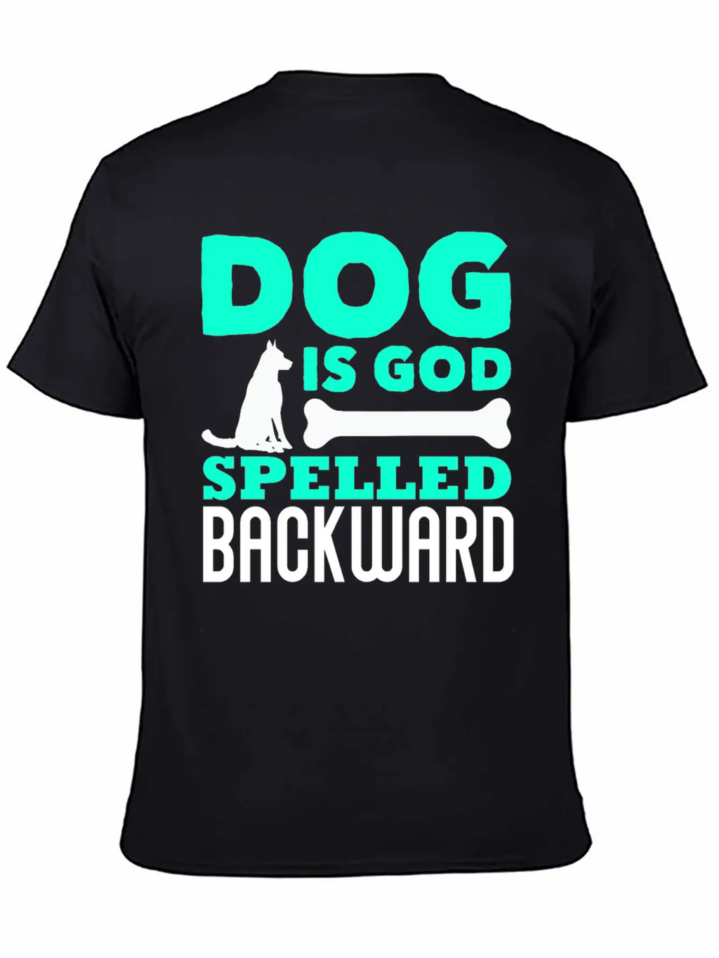 Dog God Dog God Pet Unisex Short Sleeve Soft Cotton T-Shirt – Casual Everyday Wear