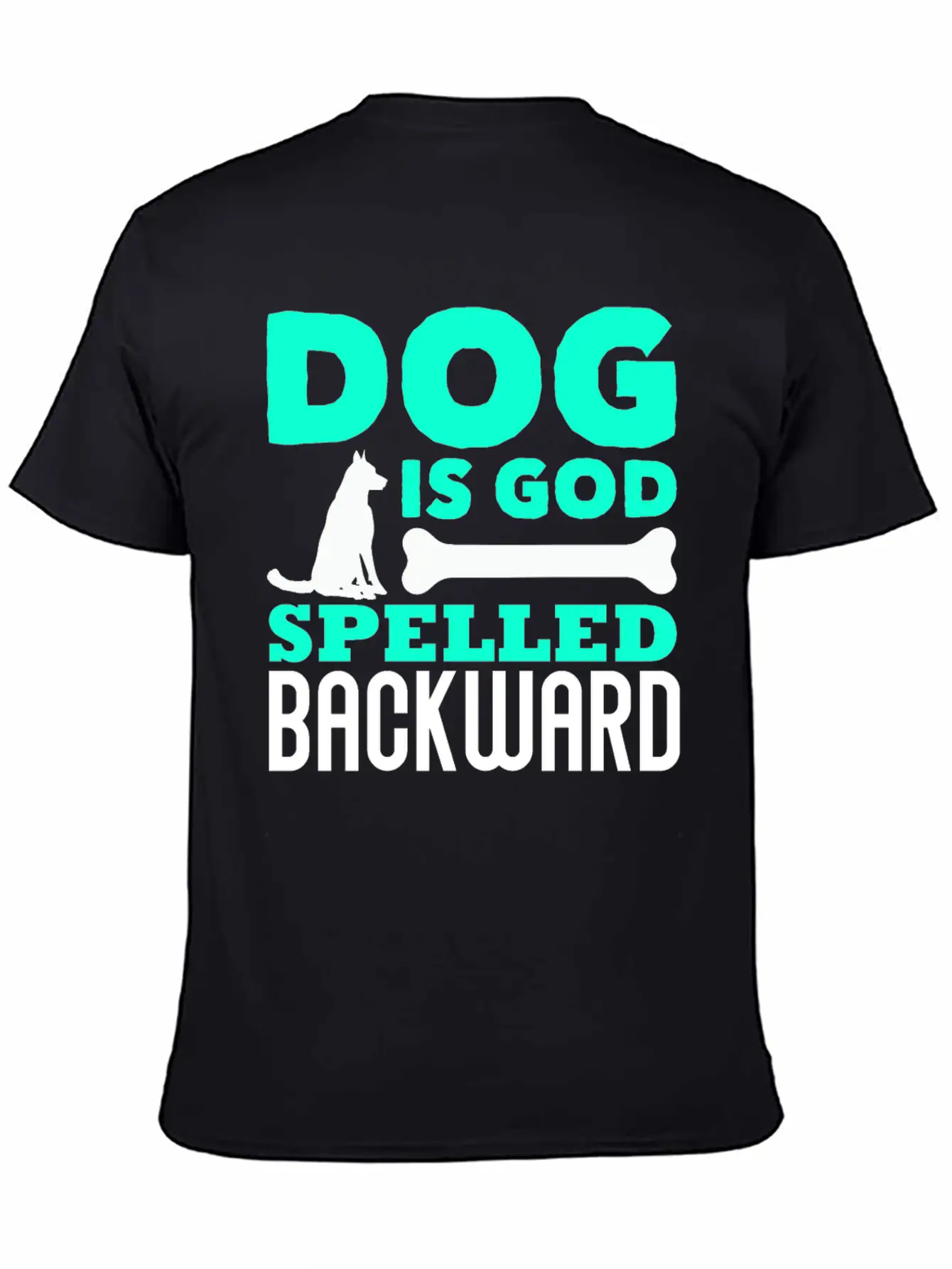 Dog God Dog God Pet Unisex Short Sleeve Soft Cotton T-Shirt – Casual Everyday Wear