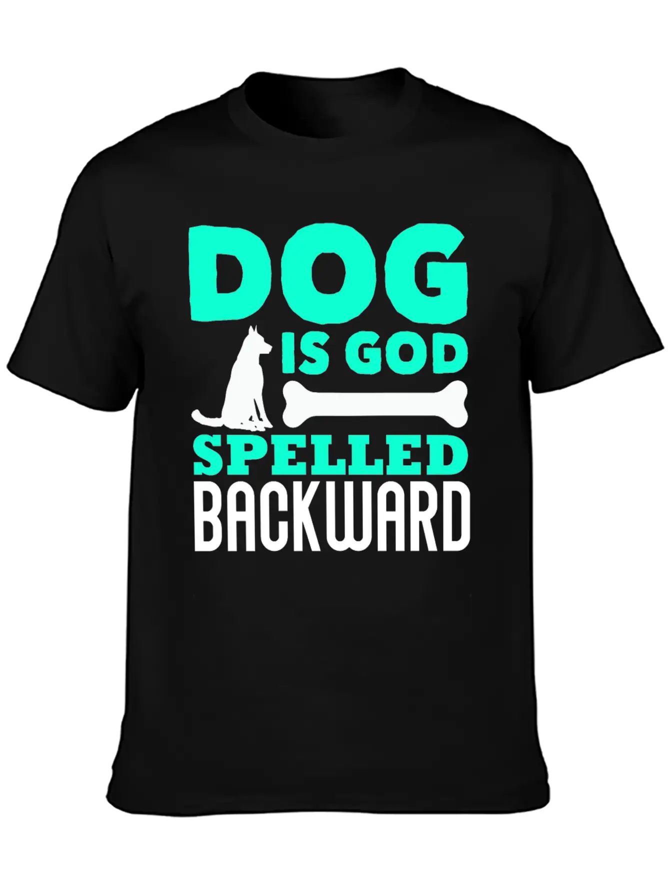 Dog God Dog God Pet Unisex Short Sleeve Soft Cotton T-Shirt – Casual Everyday Wear