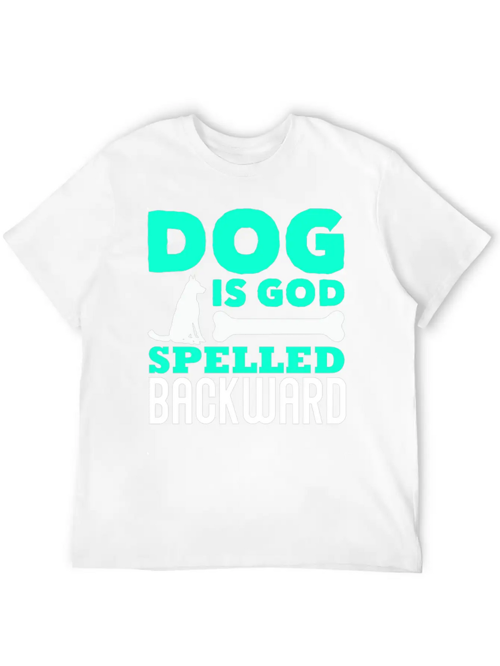 Dog God Dog God Pet Unisex Short Sleeve Soft Cotton T-Shirt – Casual Everyday Wear